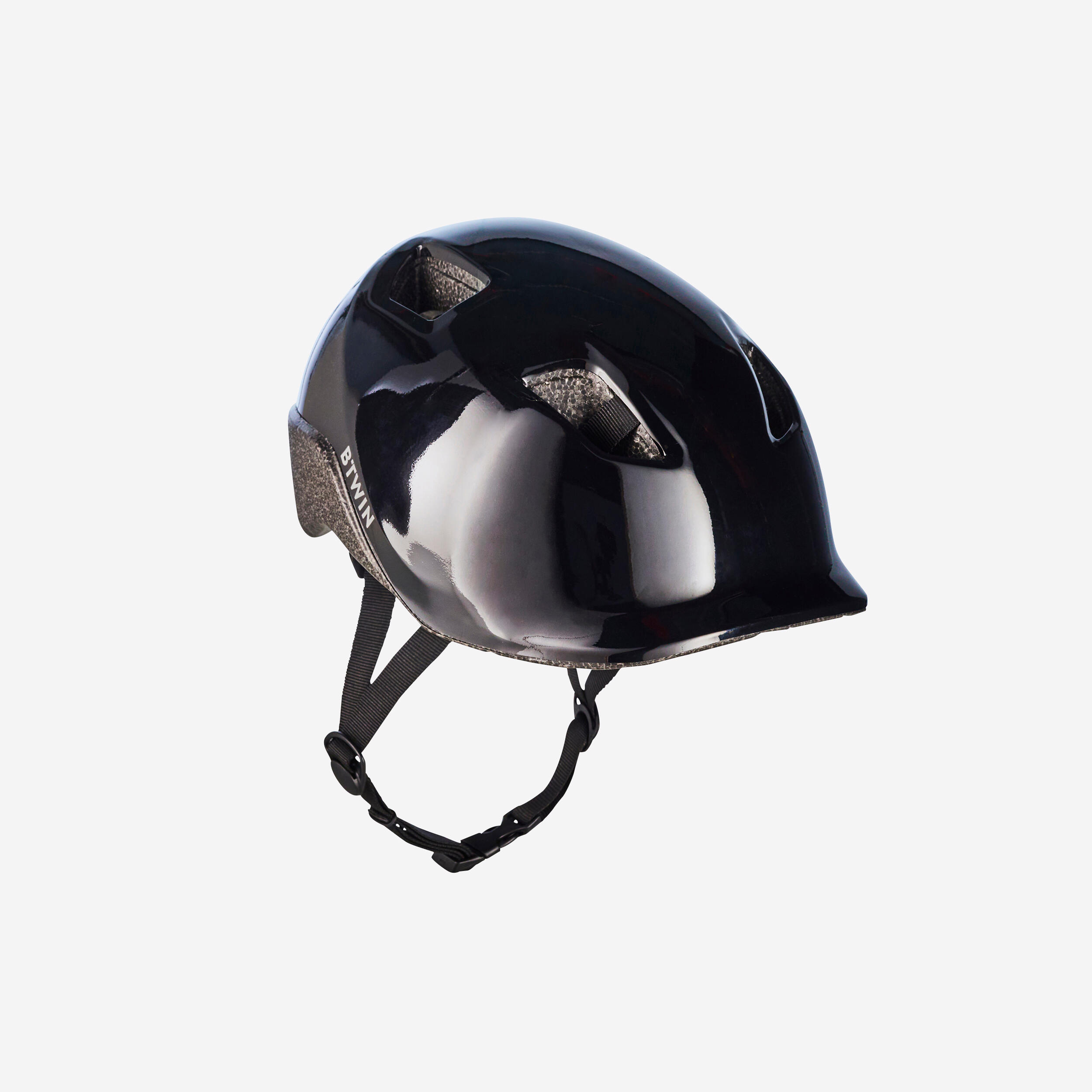 Btwin Fahrradhelm 100 Kinder schwarz