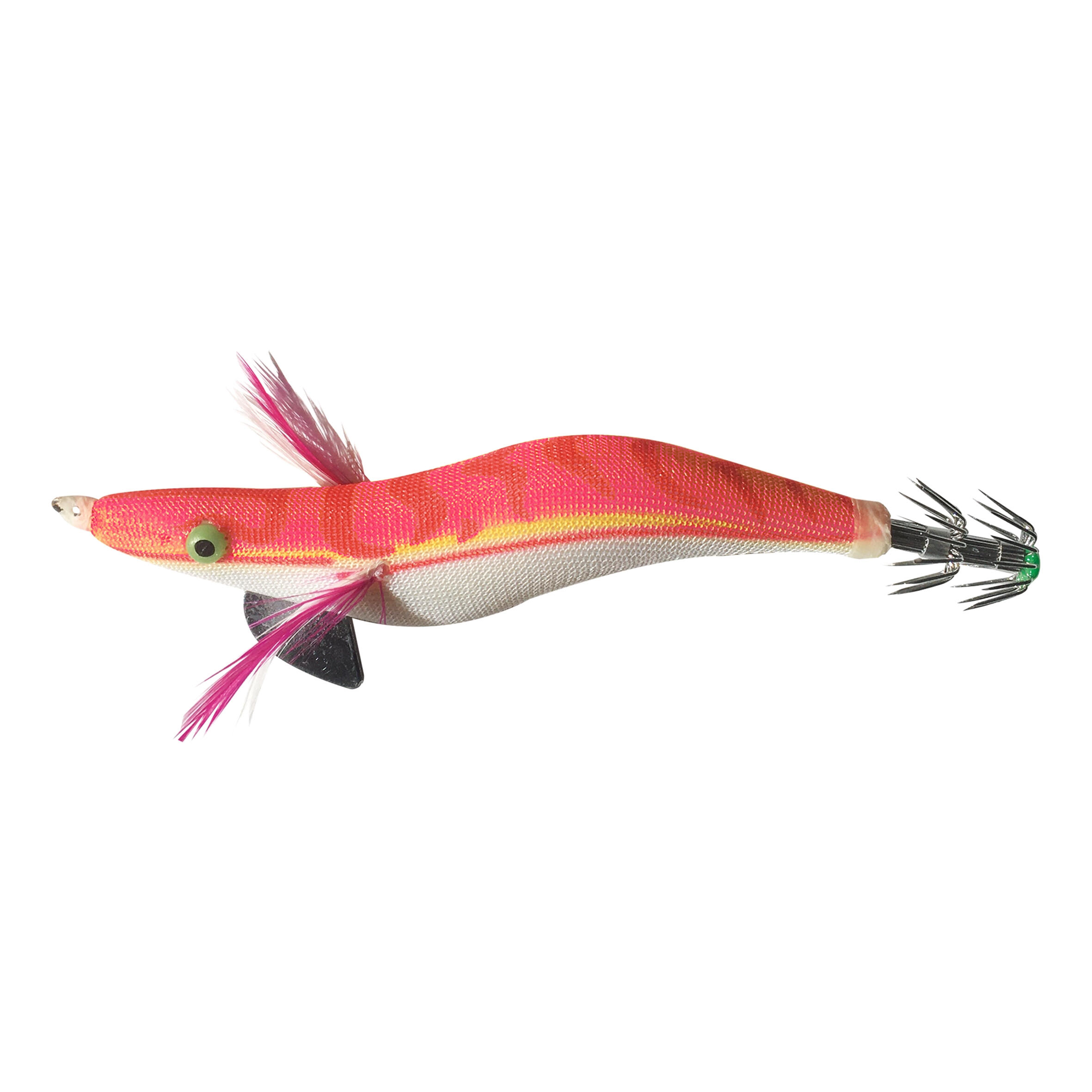 Flashmer Tintenfischköder für Sepien/Kalmare bebleit EGI 3,5 12 cm rosa