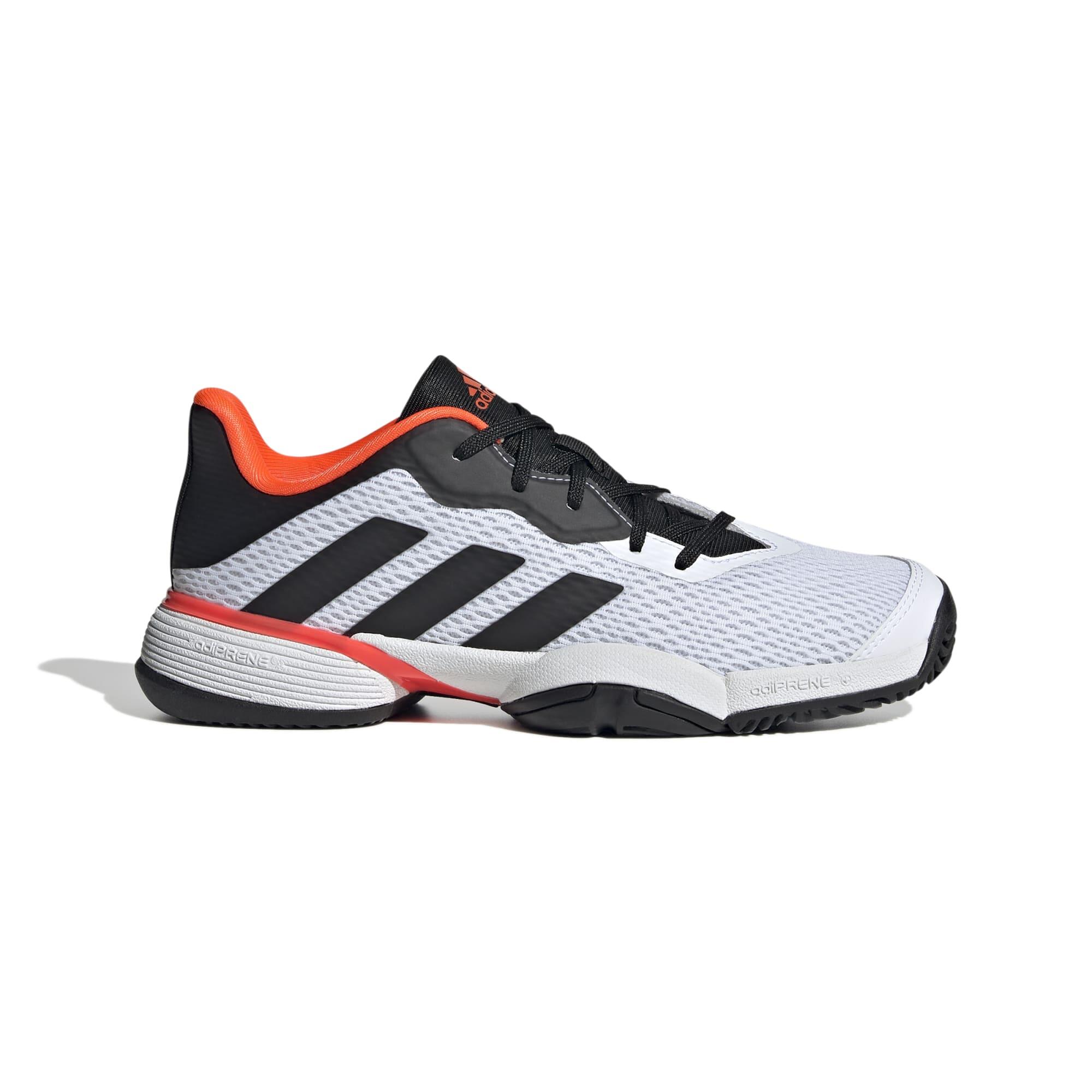 Adidas Kinder Tennisschuhe - Barricade Junior weiss/schwarz