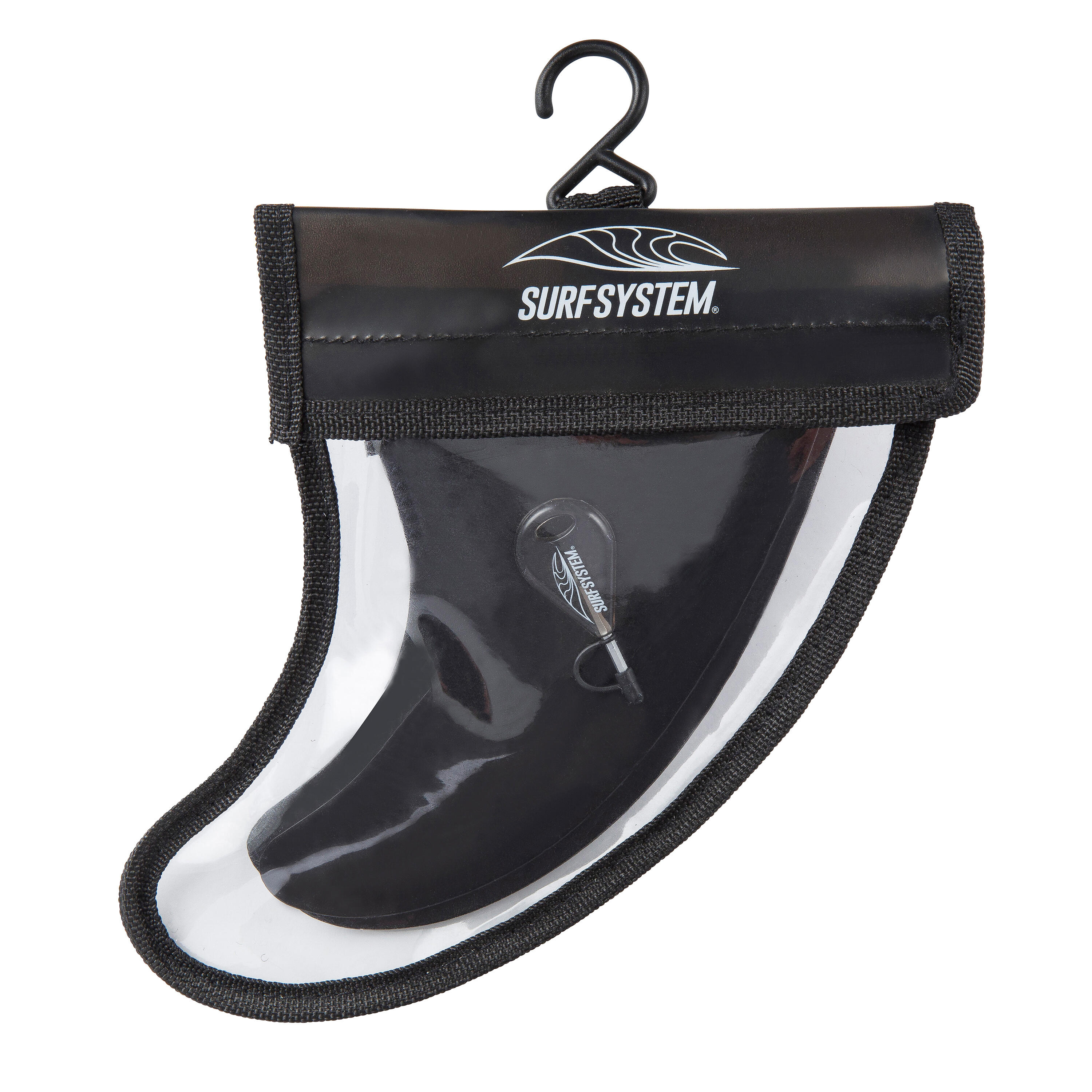 Surfsystem Finnen Surfboard kompatibel mit FUTURES-Finnenbox 3 Stück schwarz