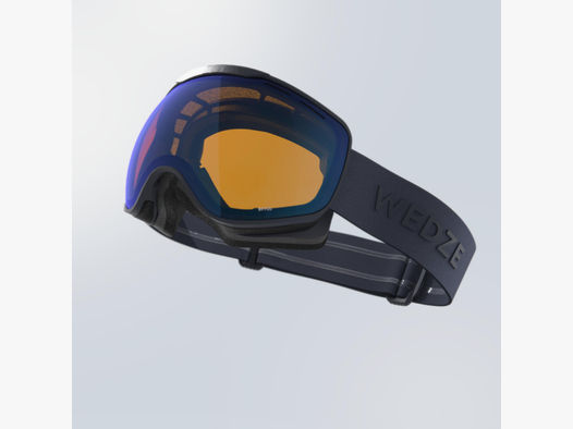 Wedze Skibrille Snowboardbrille - G 900 S1 Schlechtwetter Erwachsene/Kinder blau