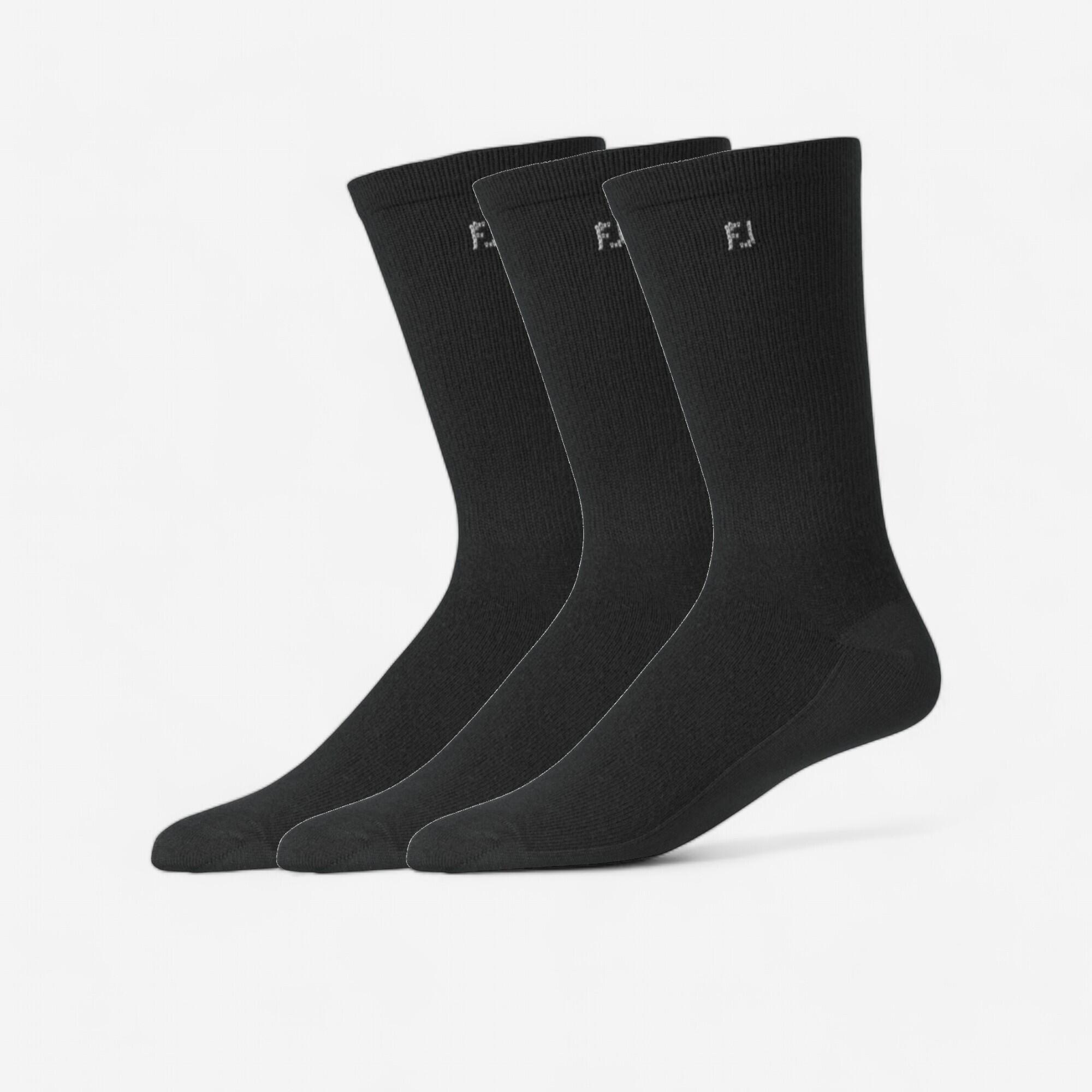 Footjoy Golf Socken Footjoy Crew Pro Dry ×3 schwarz