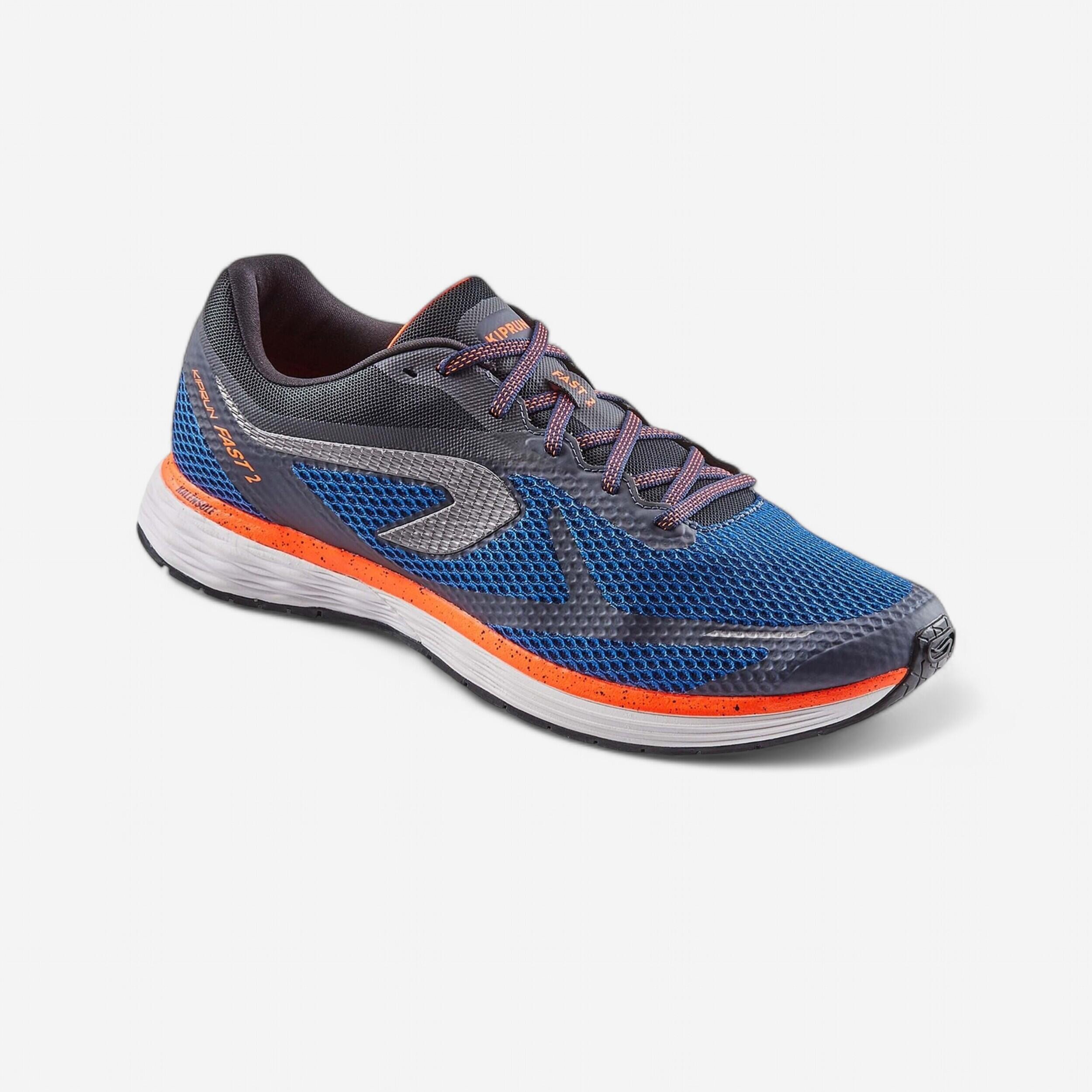 Kiprun Laufschuhe Kiprun Fast 2 Herren blau/rot