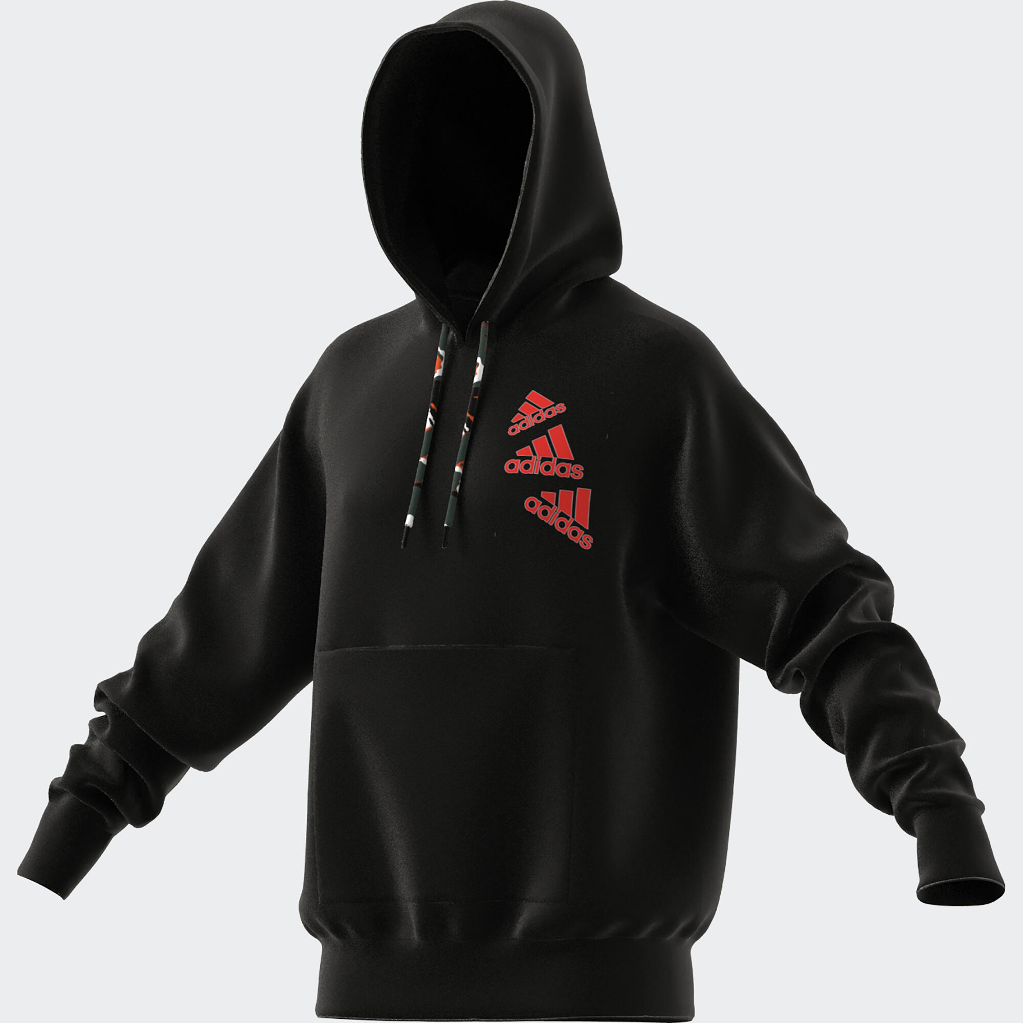 Adidas Sweatshirt Kapuze Fitness Soft Training Adidas Brand Love Herren schwarz