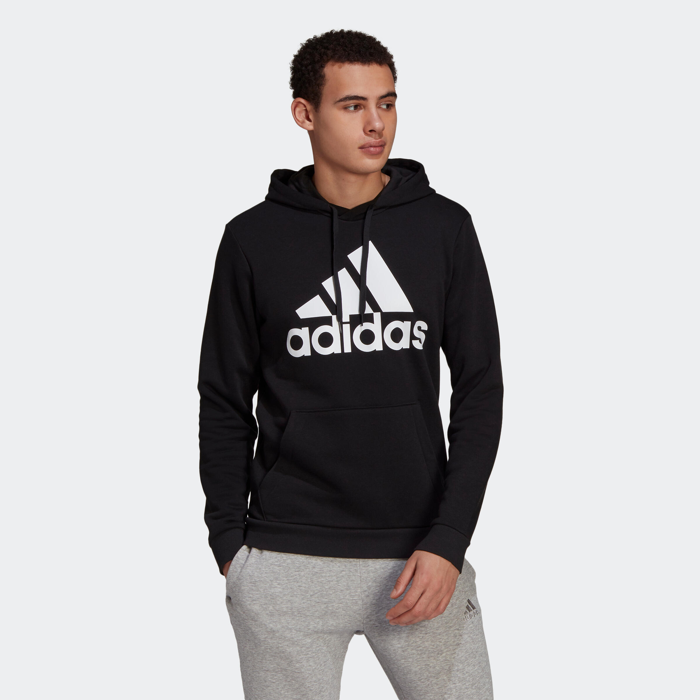 Adidas Sweatshirt Kapuze Fitness Soft Training Adidas BOS Herren schwarz