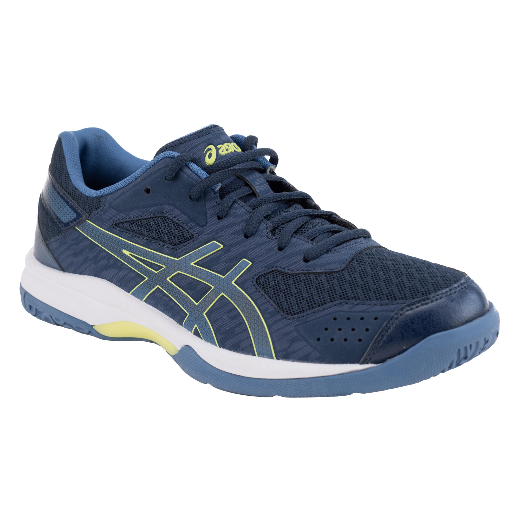 Asics Volleyballschuhe Gel Spike Herren blau/weiss/gelb