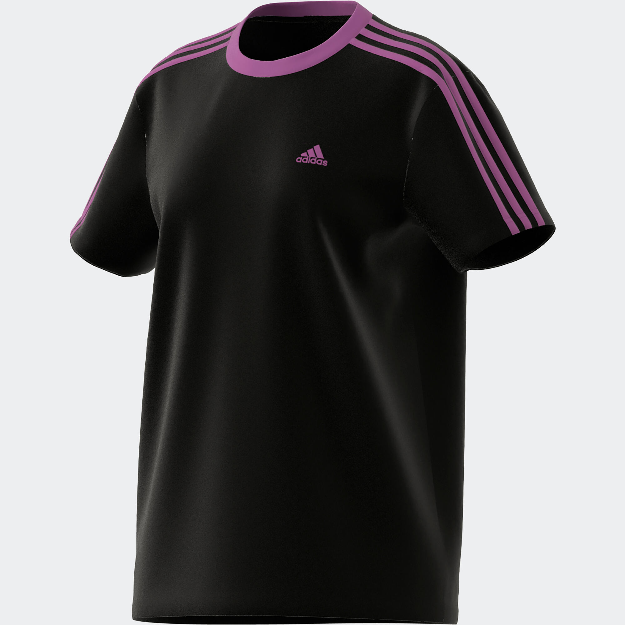 Adidas T-Shirt Fitness Soft Training Adidas Damen schwarz/lila