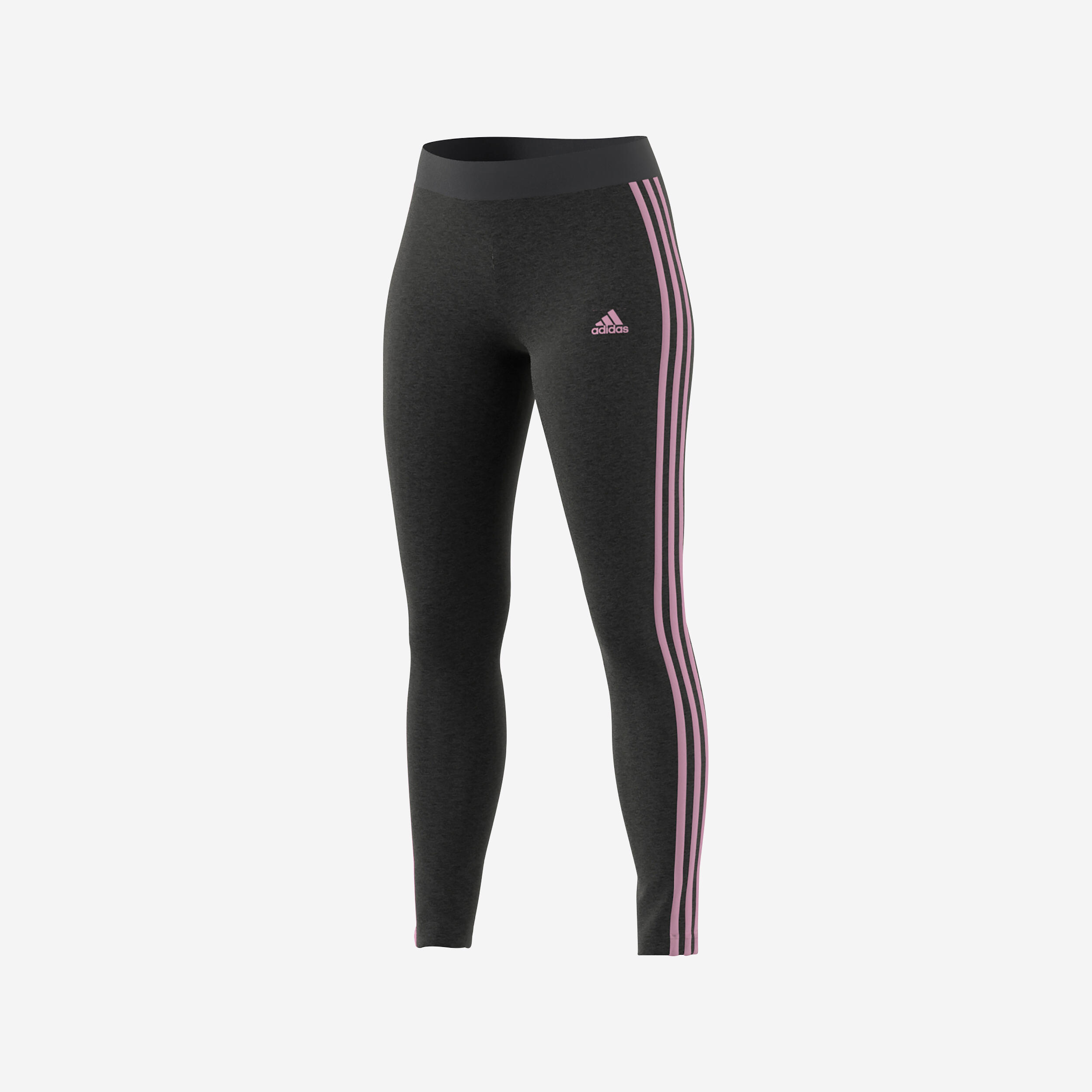 Adidas Leggings Adidas Fitness Damen grau/rosa