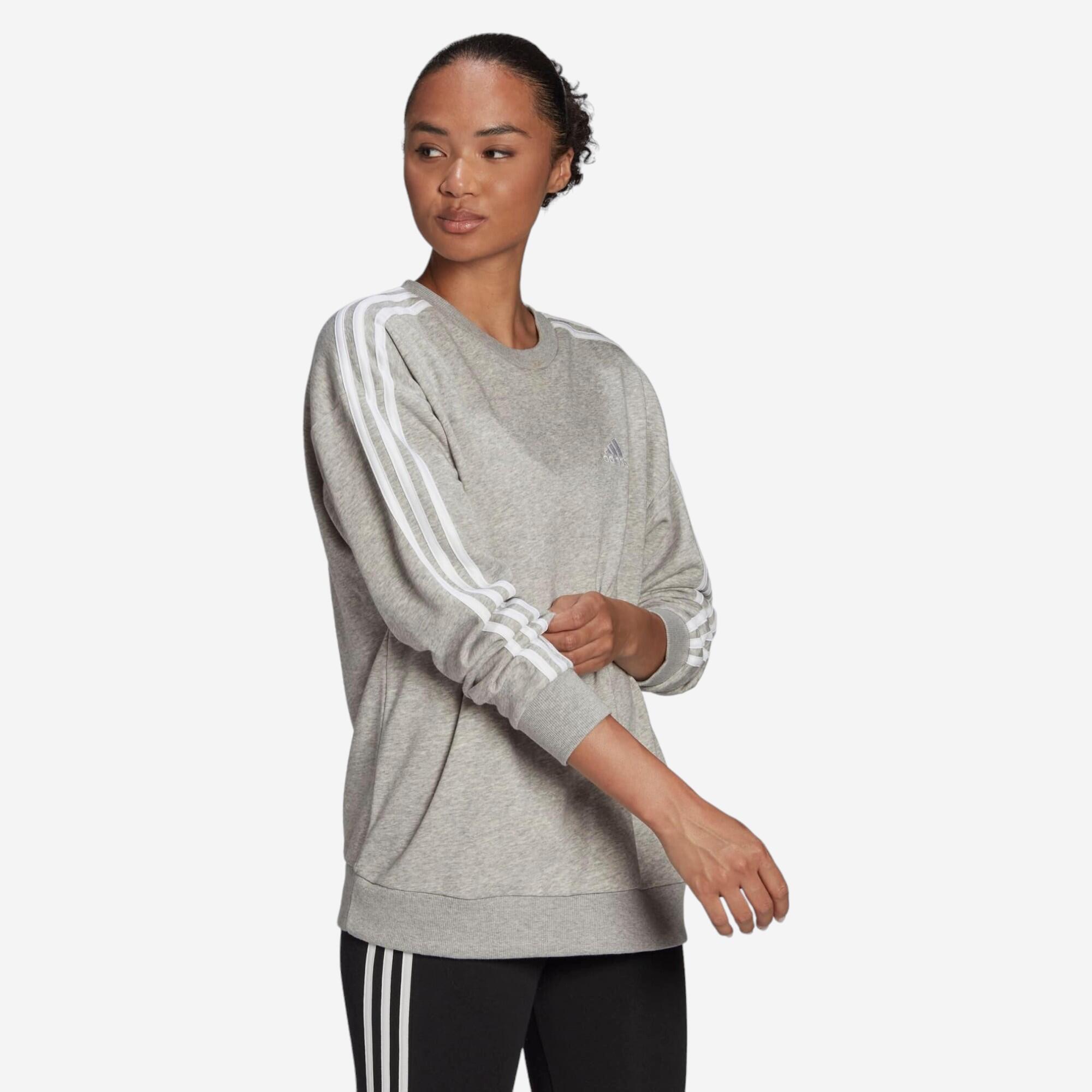 Adidas Sweatshirt Fitness Adidas Soft Training Damen grau