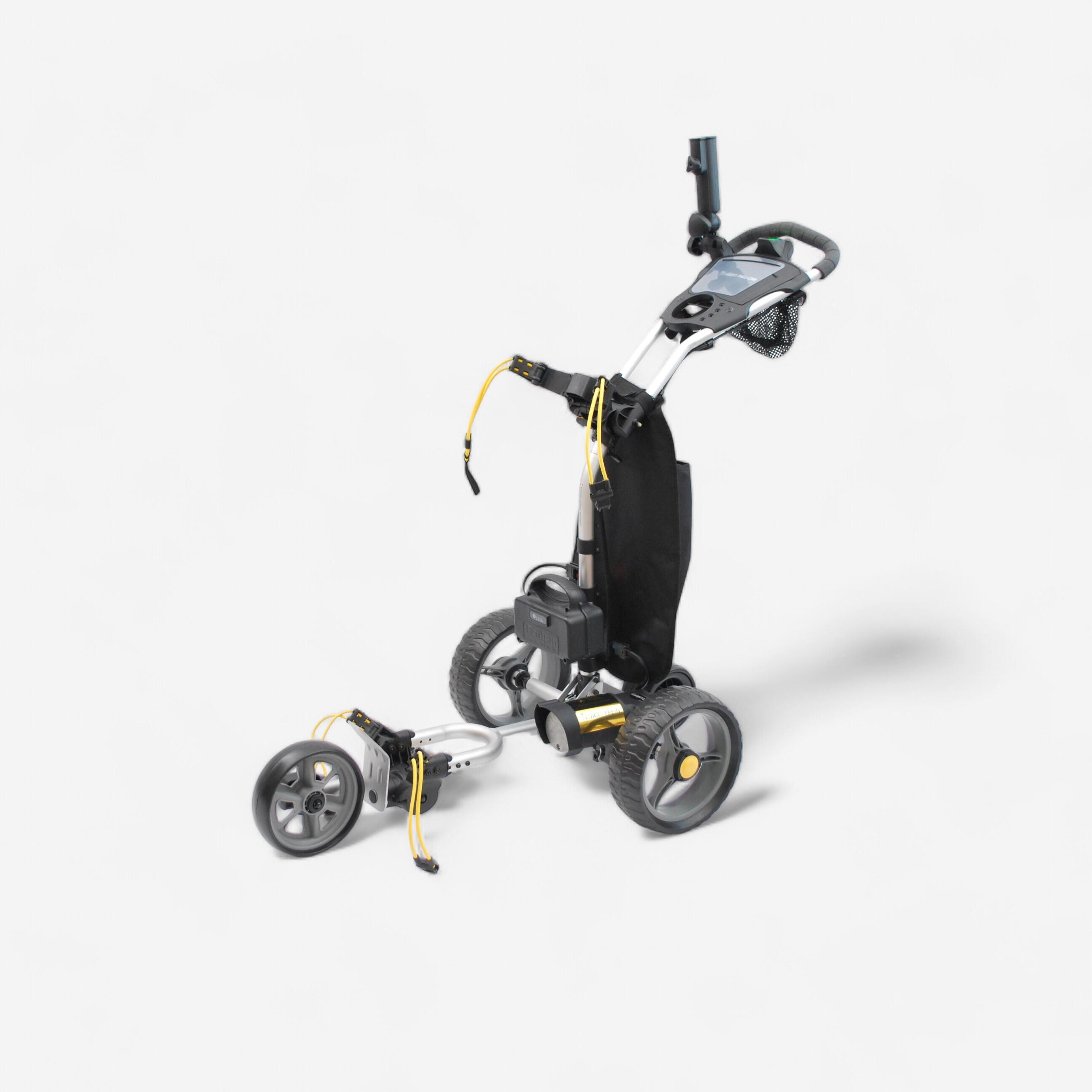 Trolem Golf Trolley Elektro Trolem Fall Can silber
