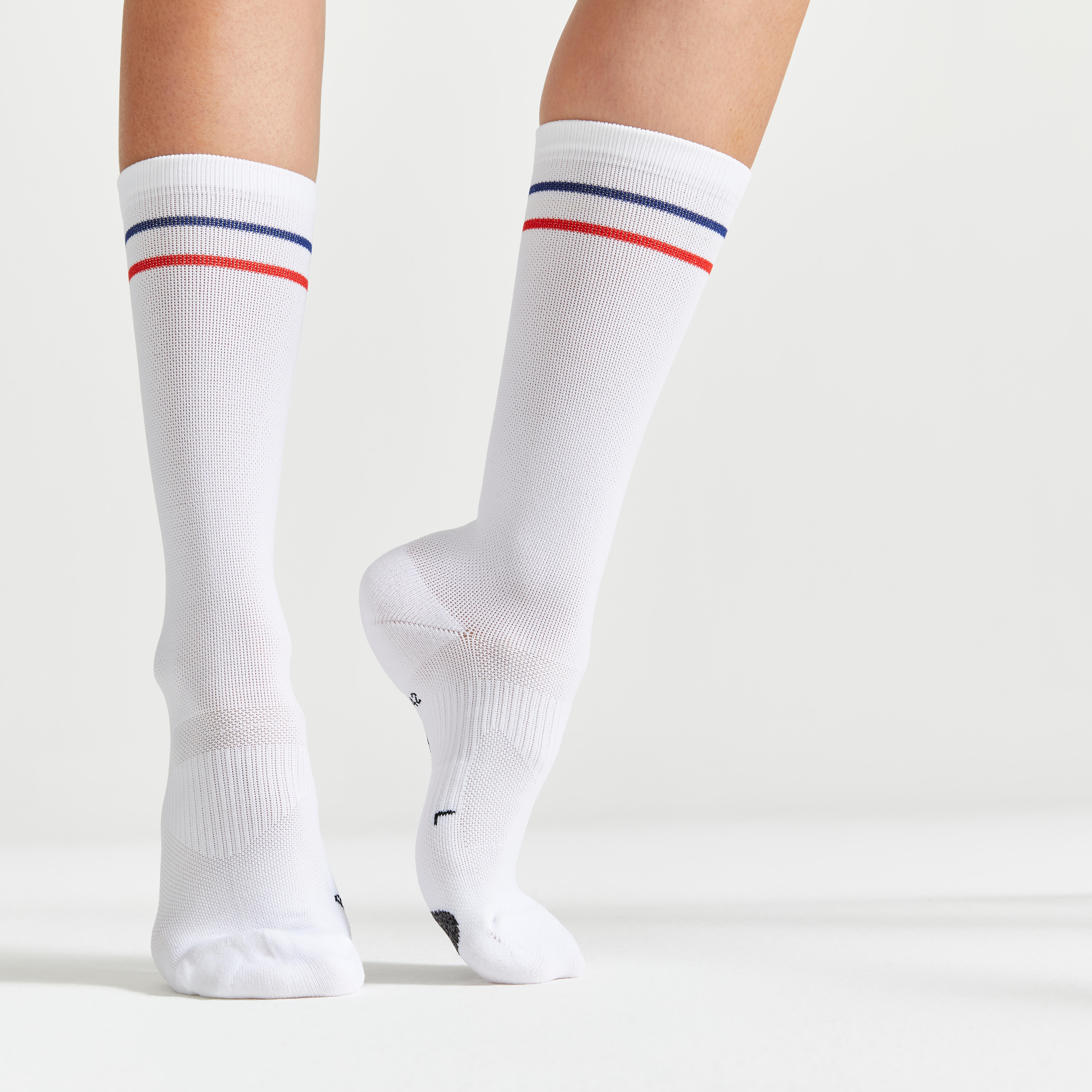 Domyos Halbhohe Sportsocken Fitness Cardio 2er-Pack