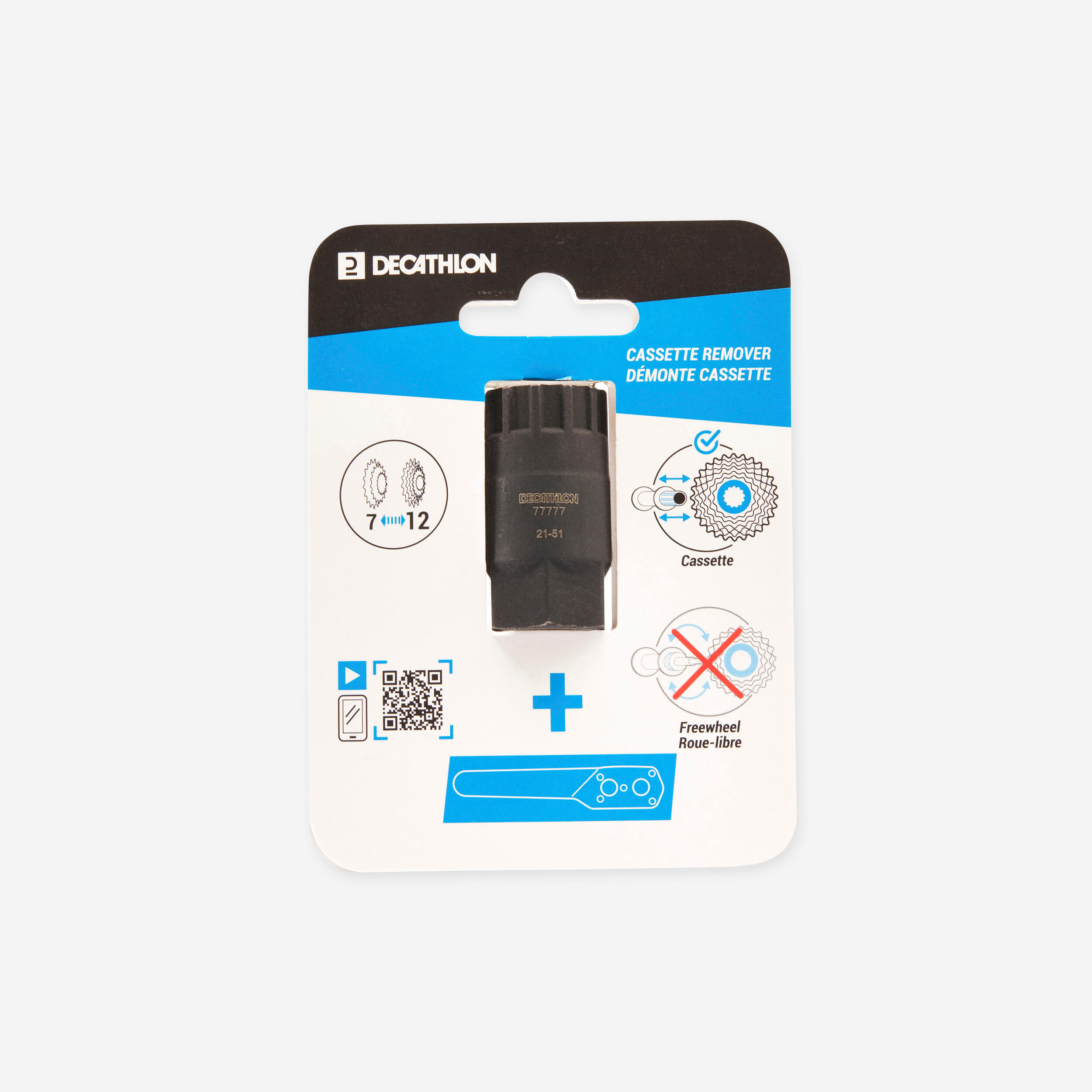 Decathlon Kassettenabzieher HG Fahrrad Shimano/SRAM-XD