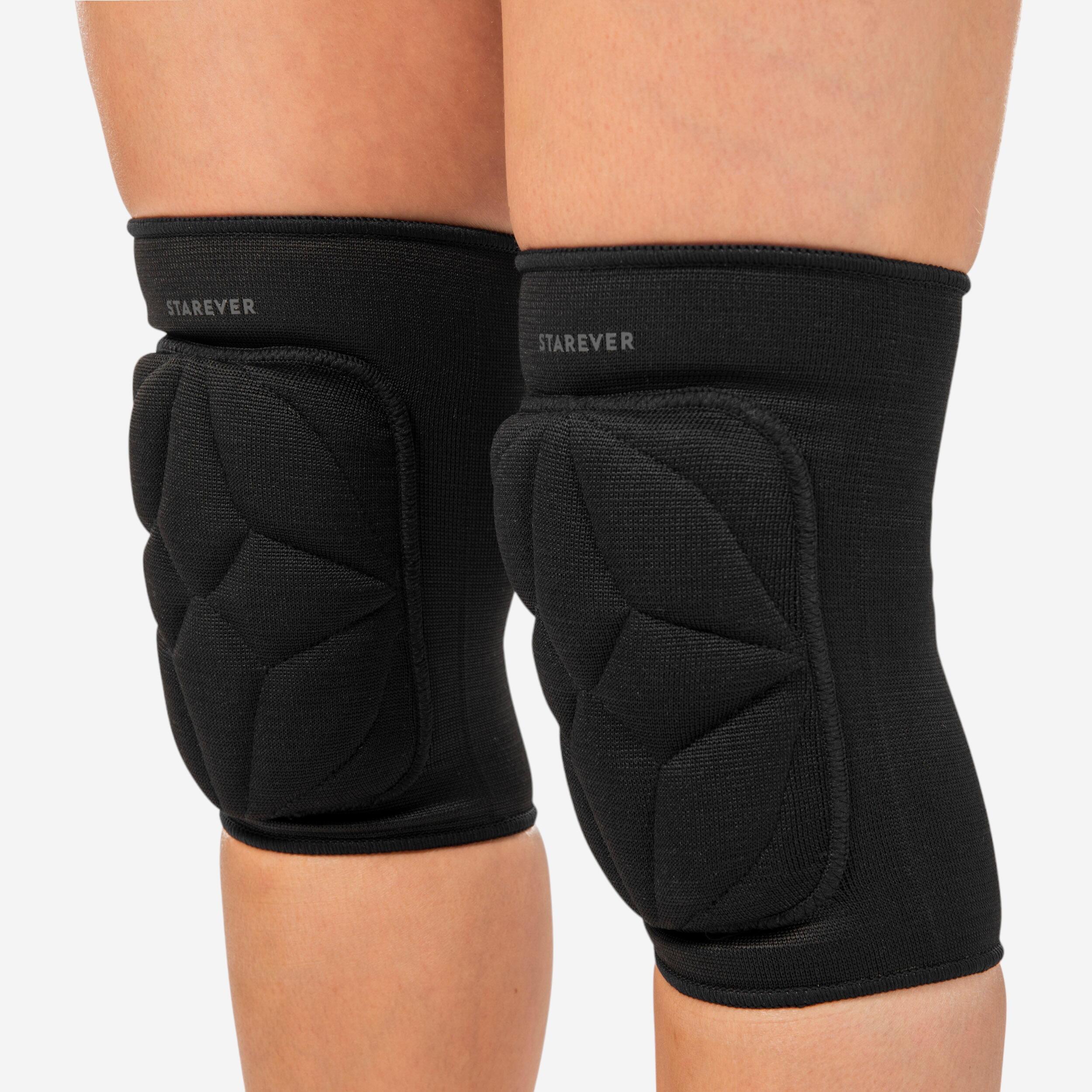 Starever Knieschoner Modern und Street Dance Damen schwarz