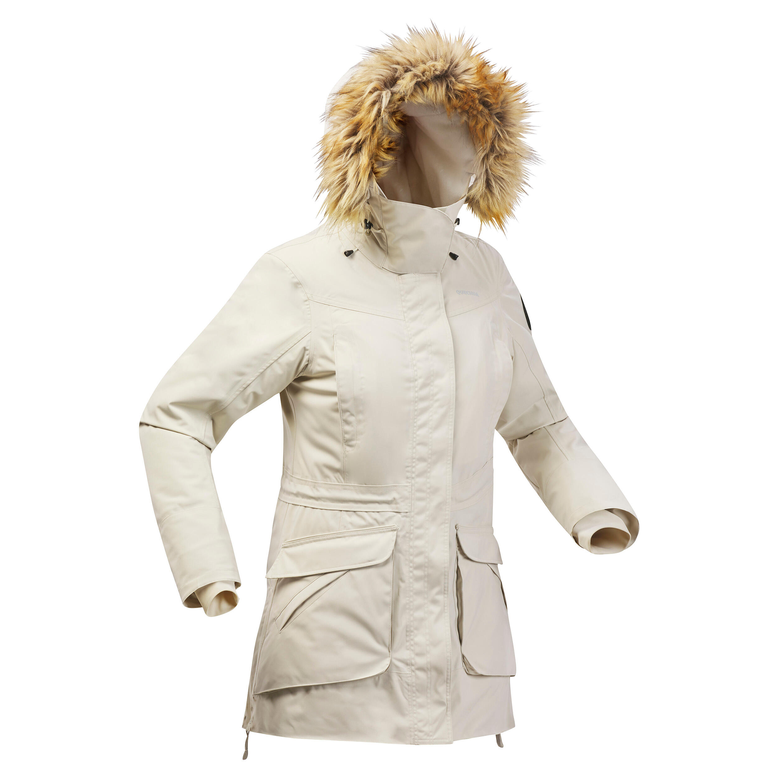 Quechua Winterjacke Parka Winterwandern SH500 U-Warm wasserdicht -20 °C Damen