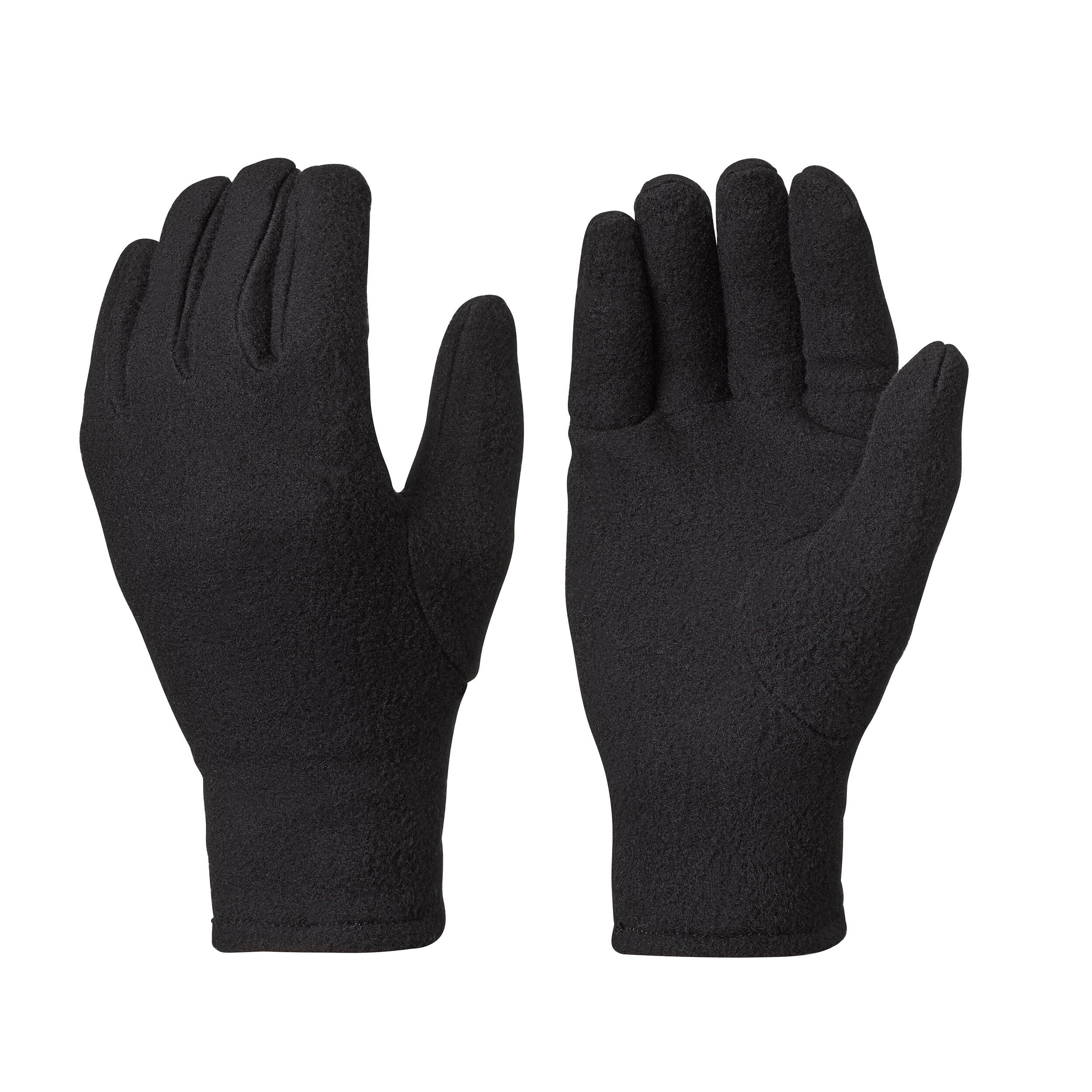 Quechua Handschuhe Winterwandern Fleece SH100 Kinder 4–14 Jahre schwarz