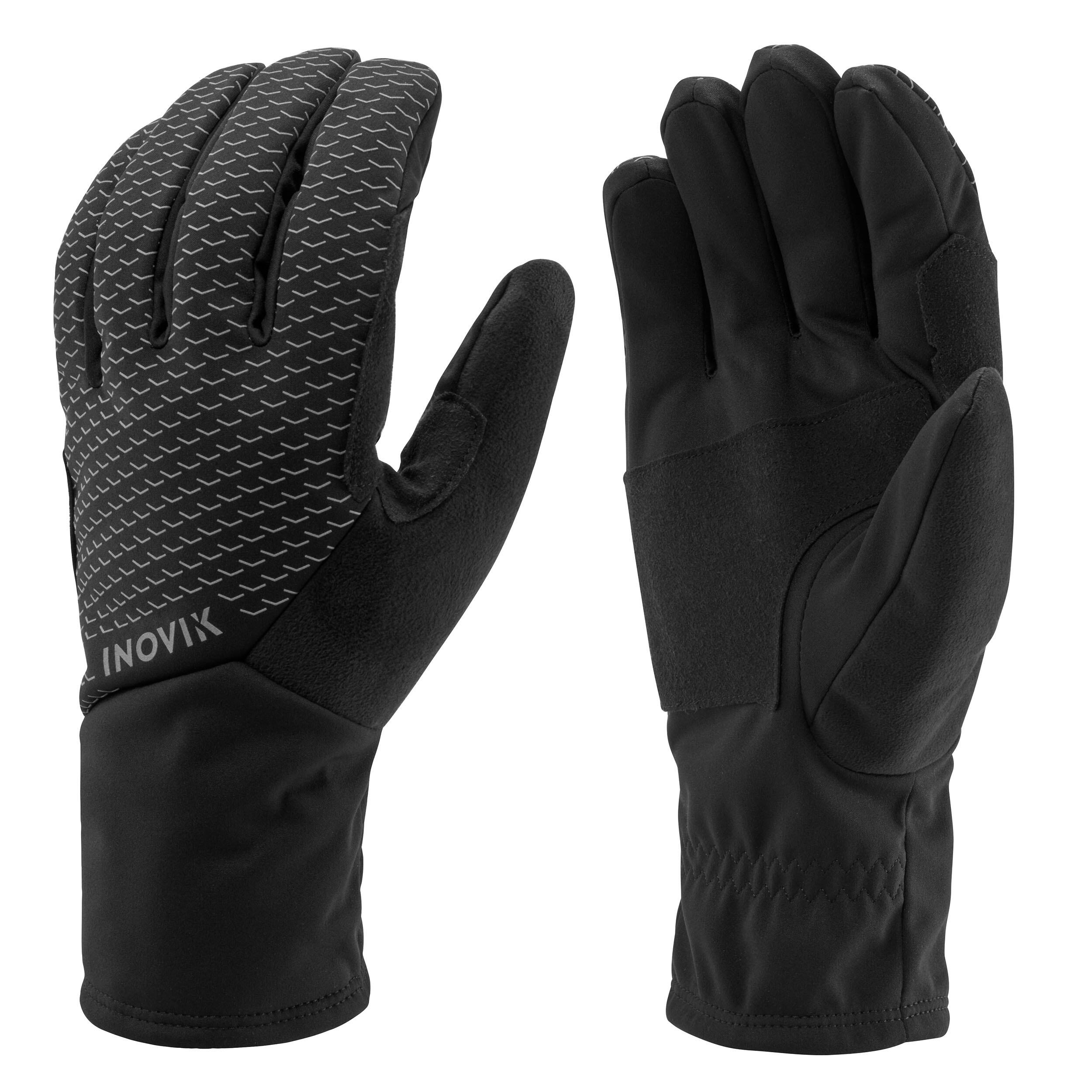Inovik Langlaufhandschuhe XC S 100 Warm Erwachsene schwarz
