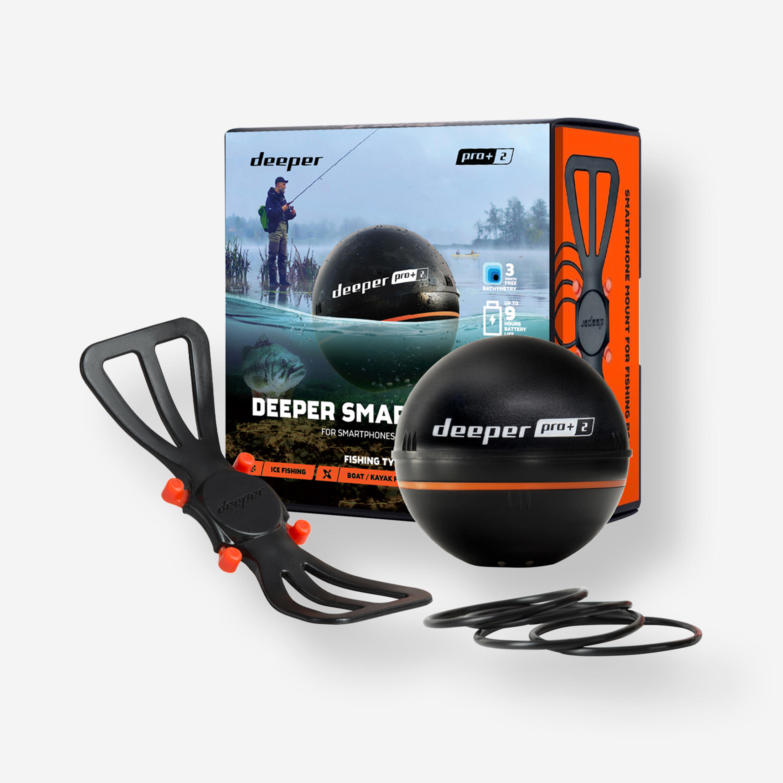 Deeper Echolot Deeper Pro Plus 2 mit Smartphone-Unterstützung