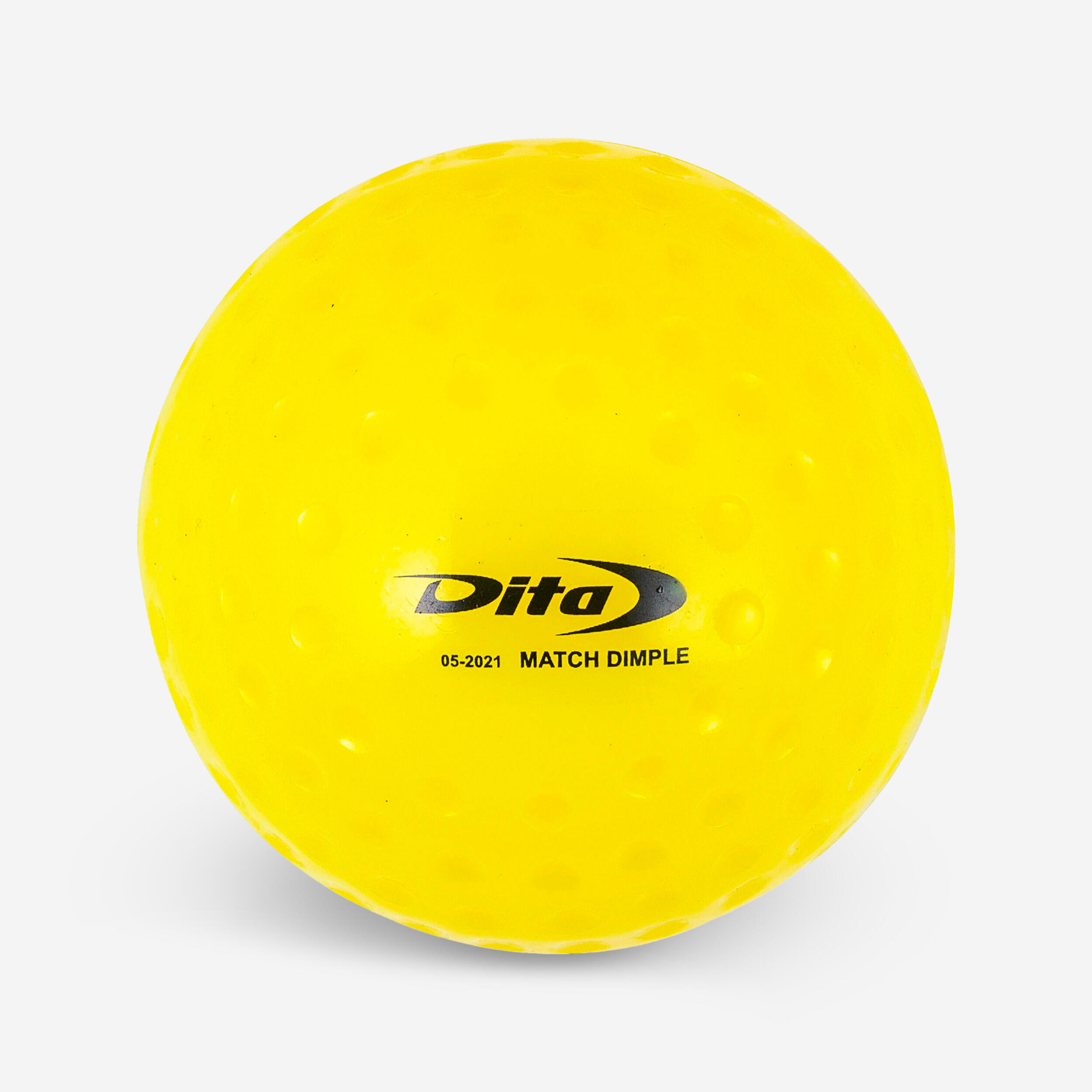 Dita Feldhockeyball mit Dimples gelb