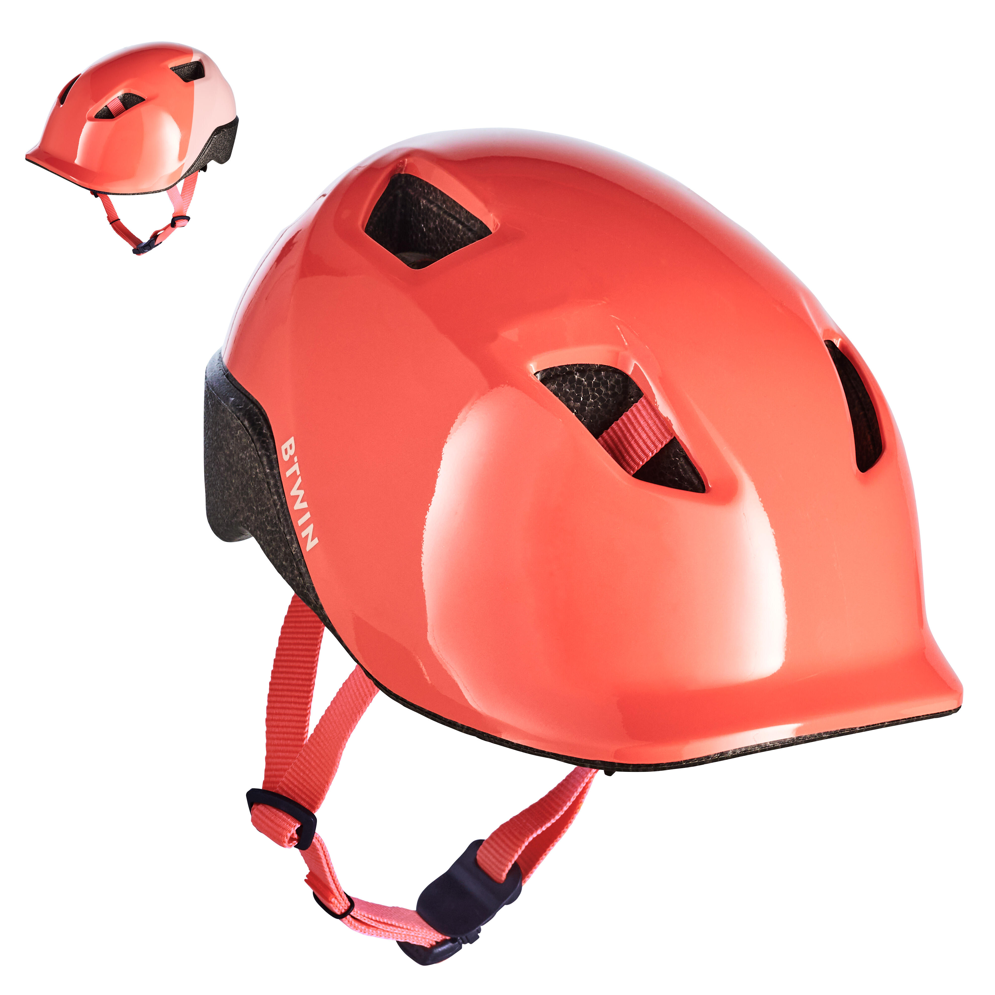 Btwin Fahrradhelm Kinder 500 rosa