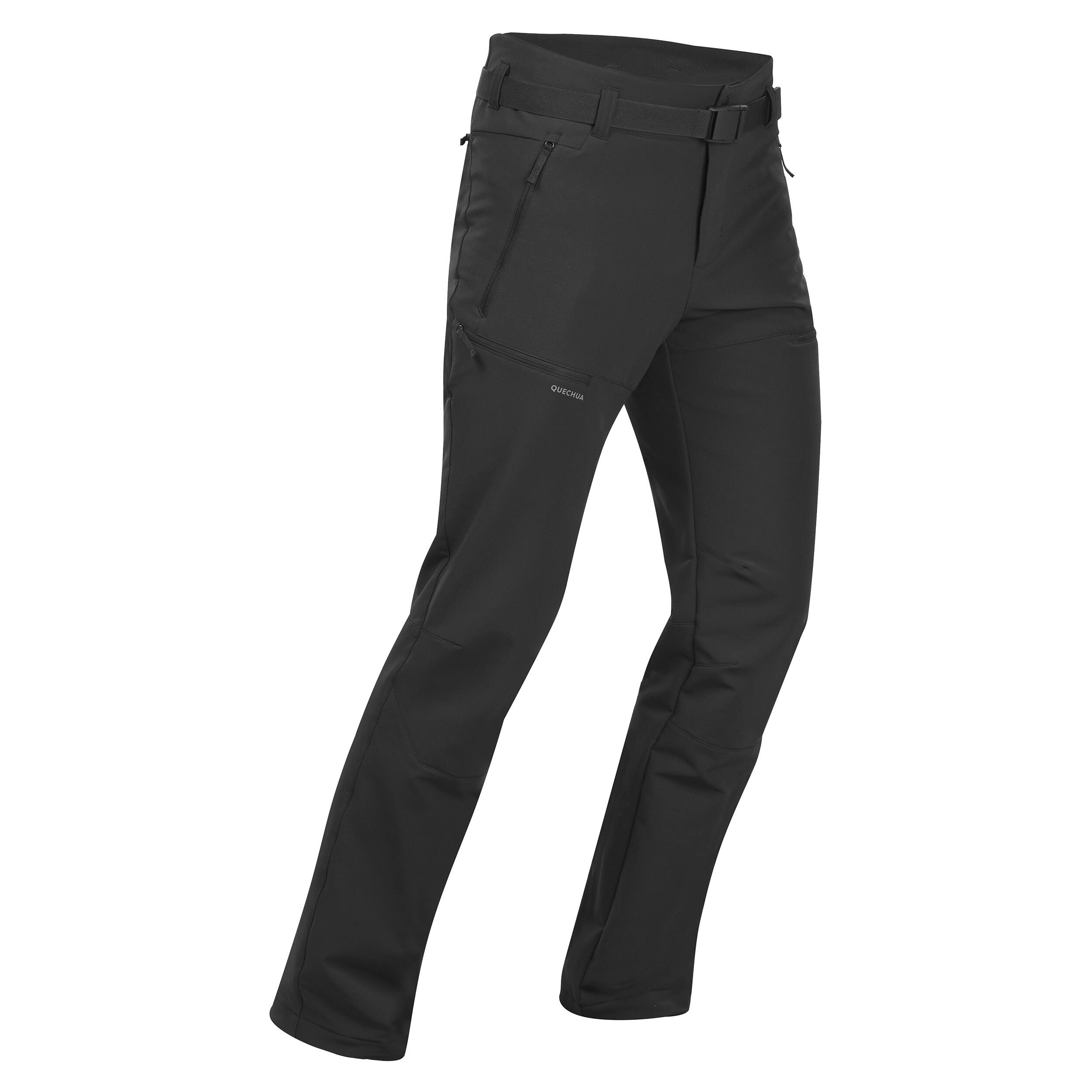 Quechua Wanderhose Softshellhose Winterwandern SH500 X-Warm wasserabweisend Stretch Herren
