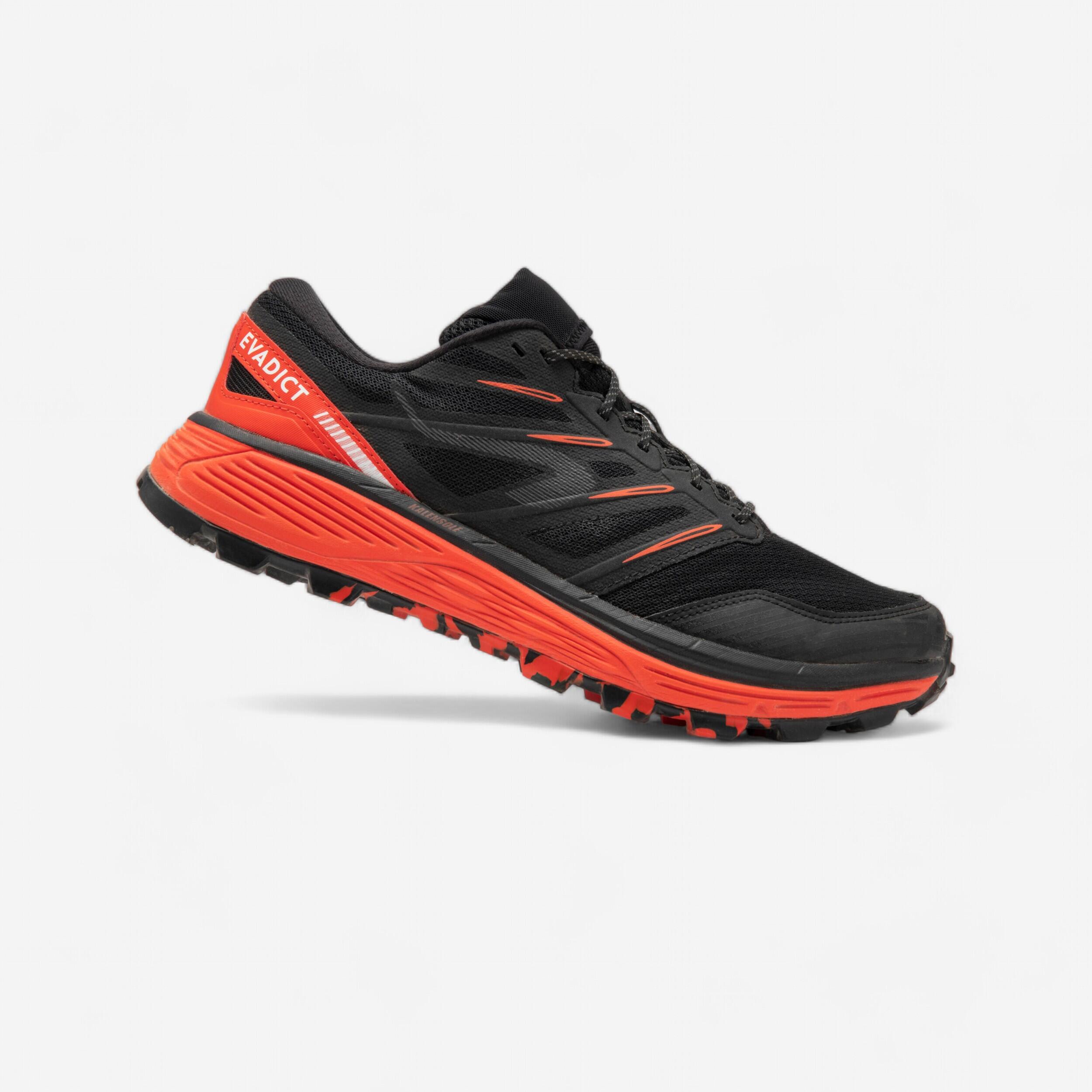 Evadict Laufschuhe Trail MT Cushion Herren schwarz/rot