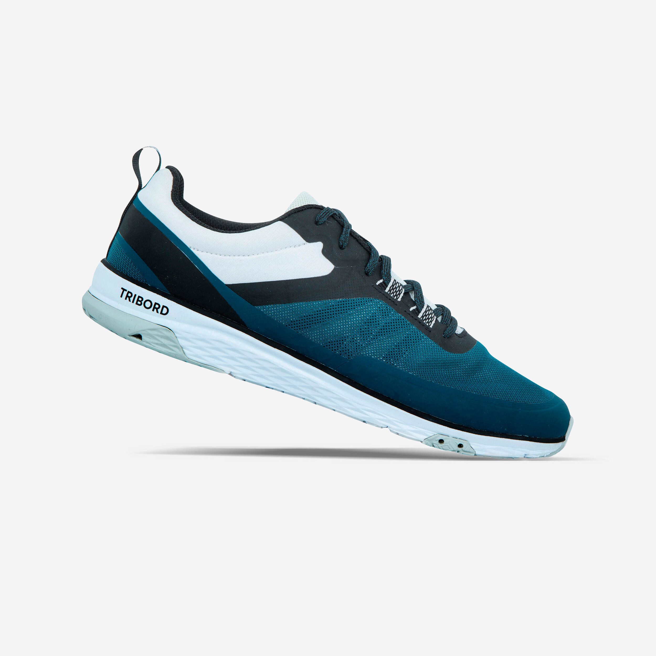 Tribord Sportschuhe Segeln Damen/Herren Race grau/schwarz