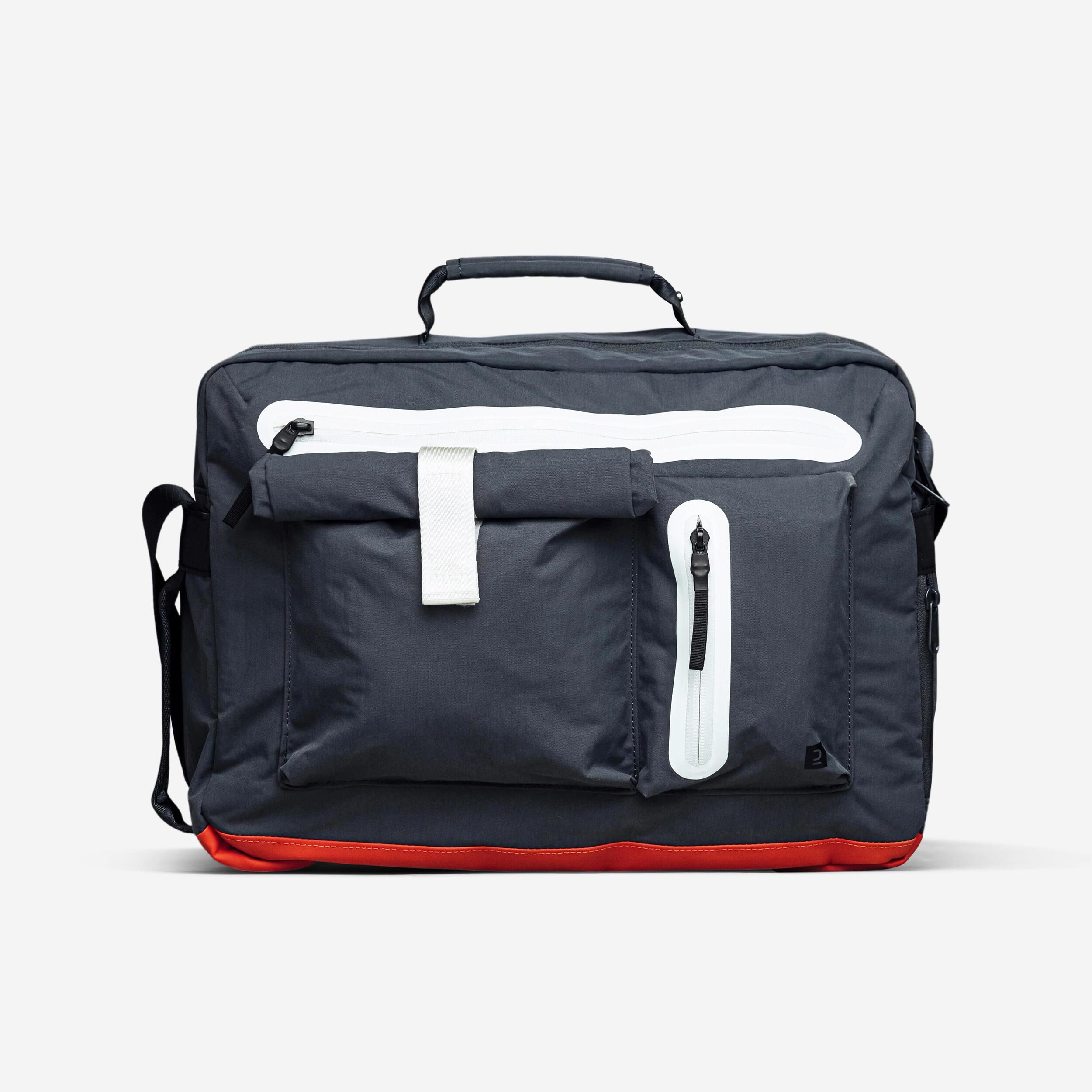 Newfeel Umhängetasche Rucksacktasche Backenger 20 l Textil kosmosgrau/orange