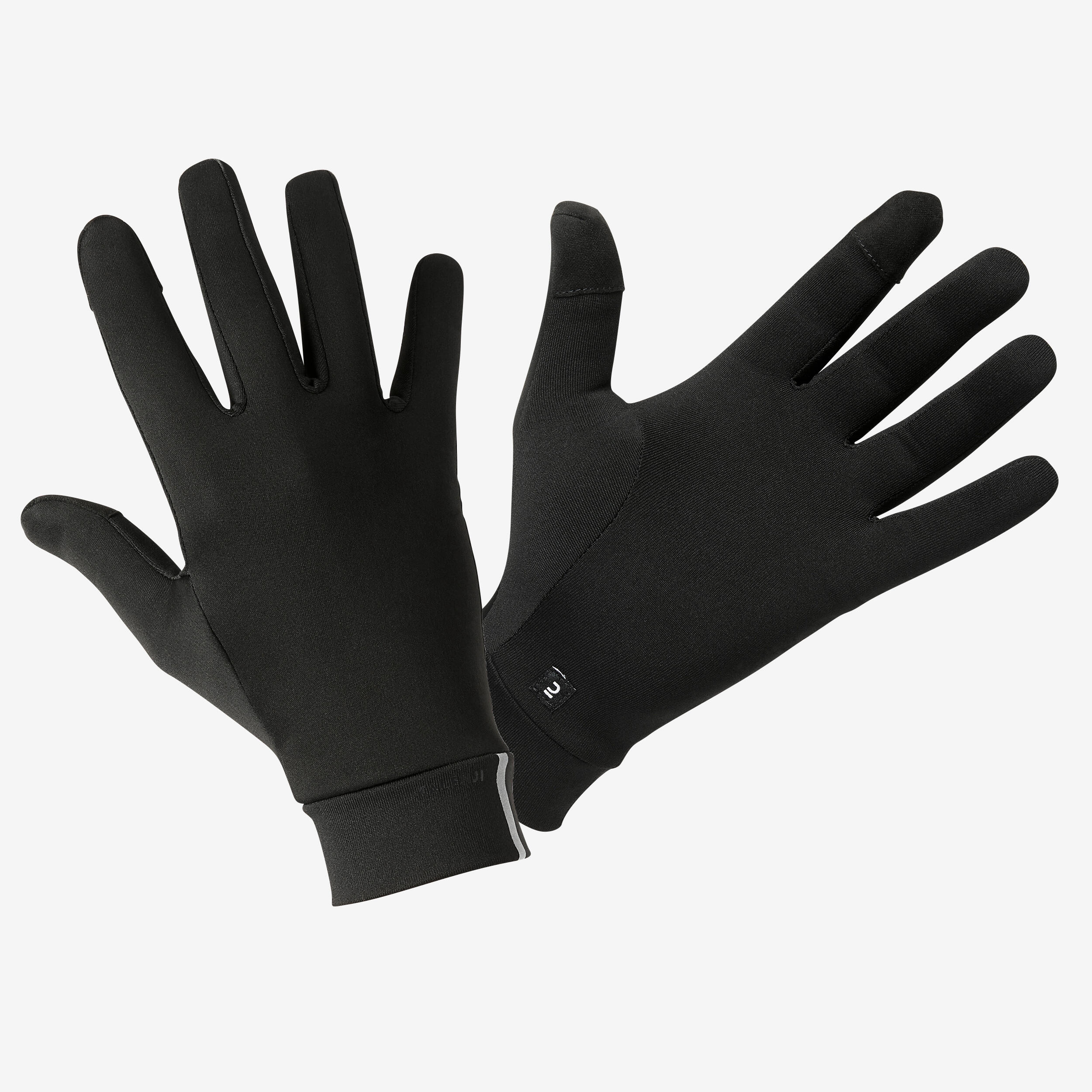 Kalenji Laufhandschuhe Touch schwarz