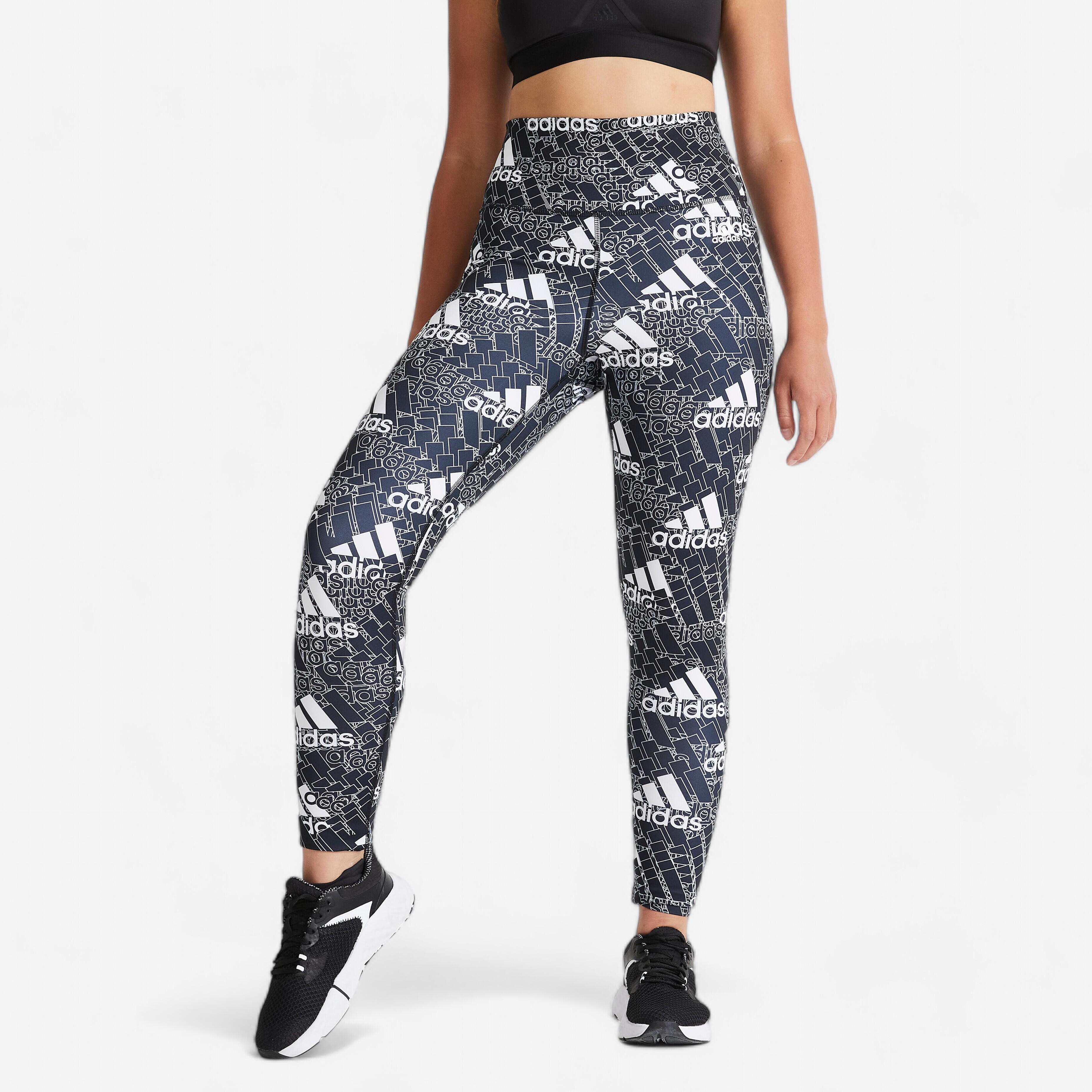 Adidas 7/8-Leggings Fitness Damen schwarz