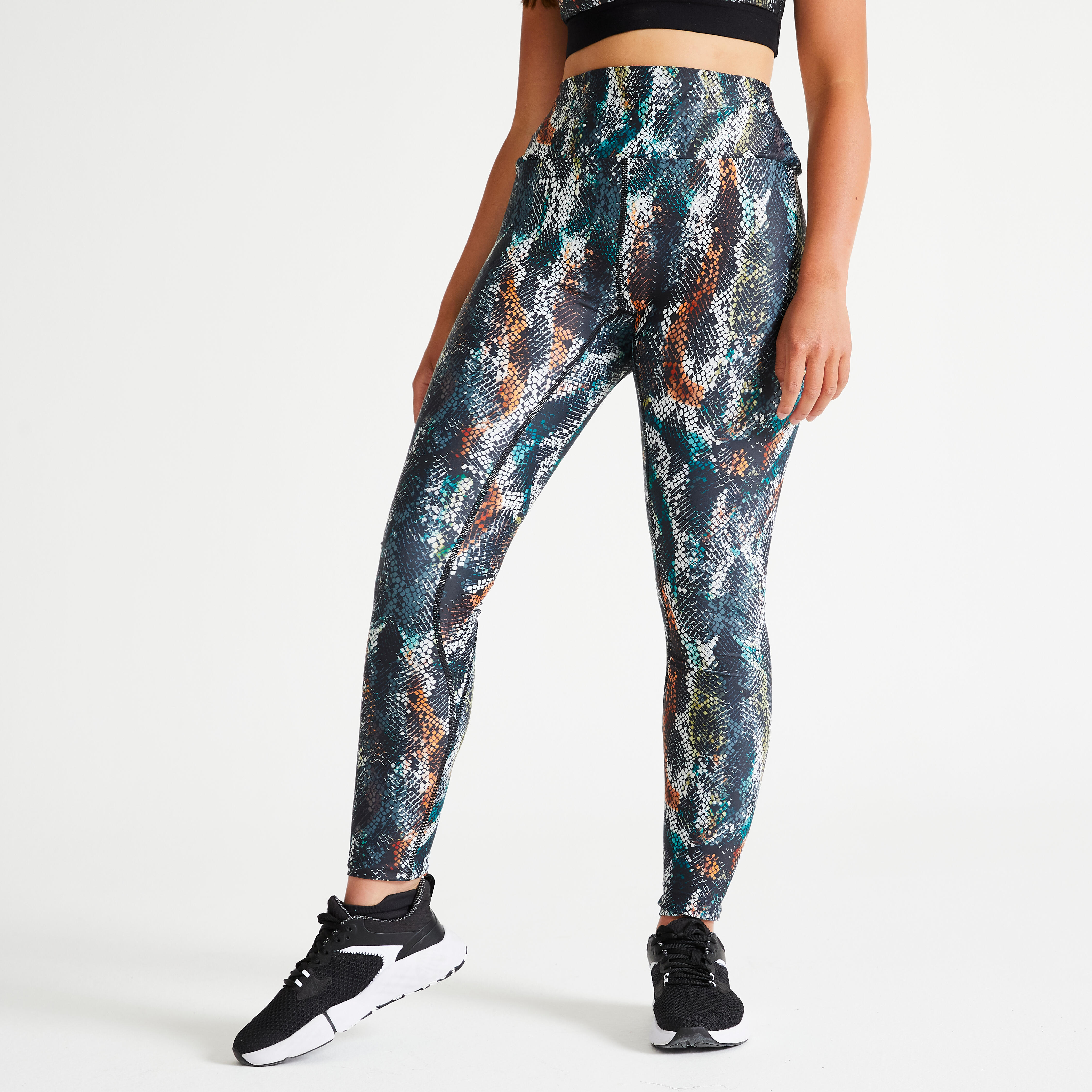 Starever Leggings Fitness Dance Damen schwarz
