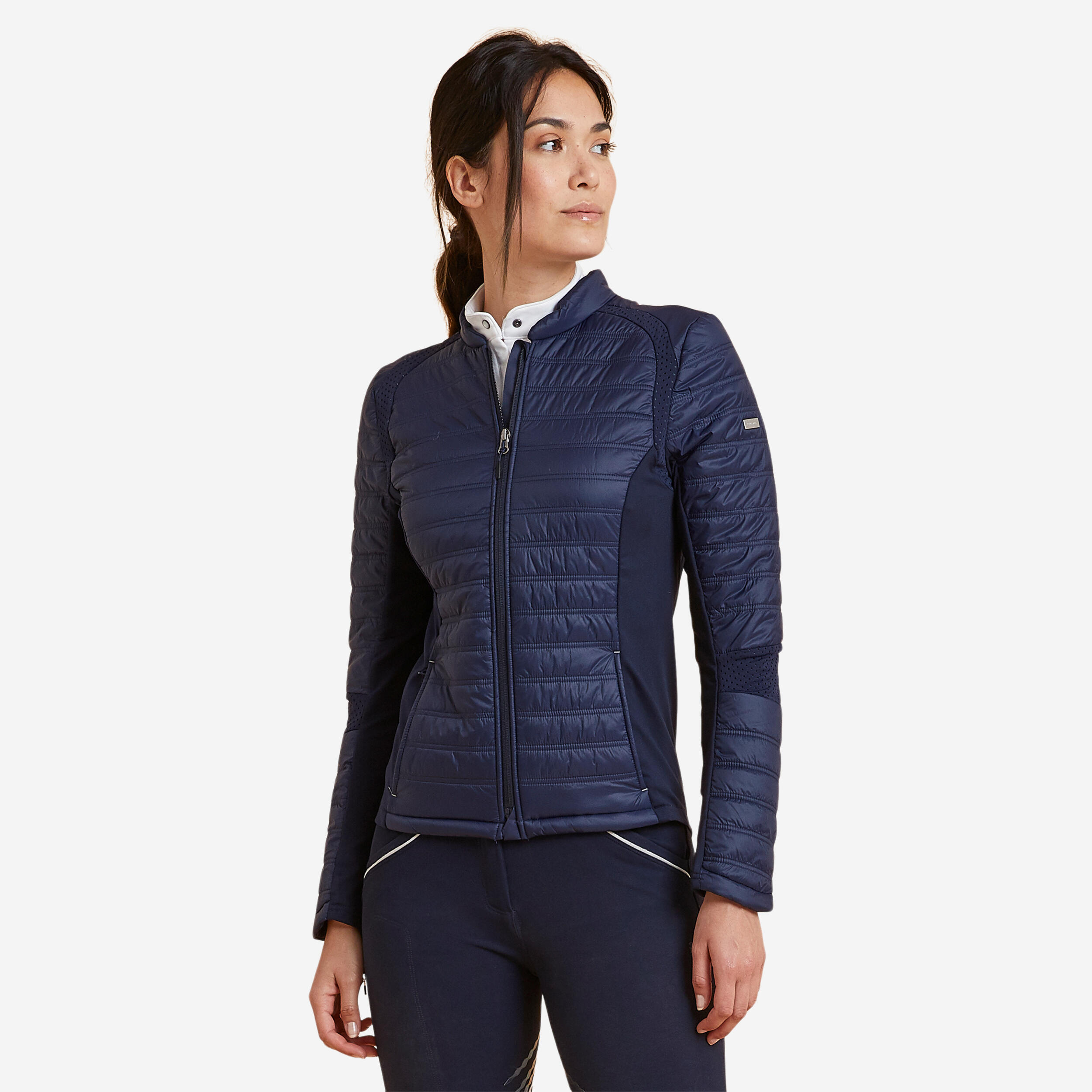 Fouganza Reitjacke 900 Damen schwarz