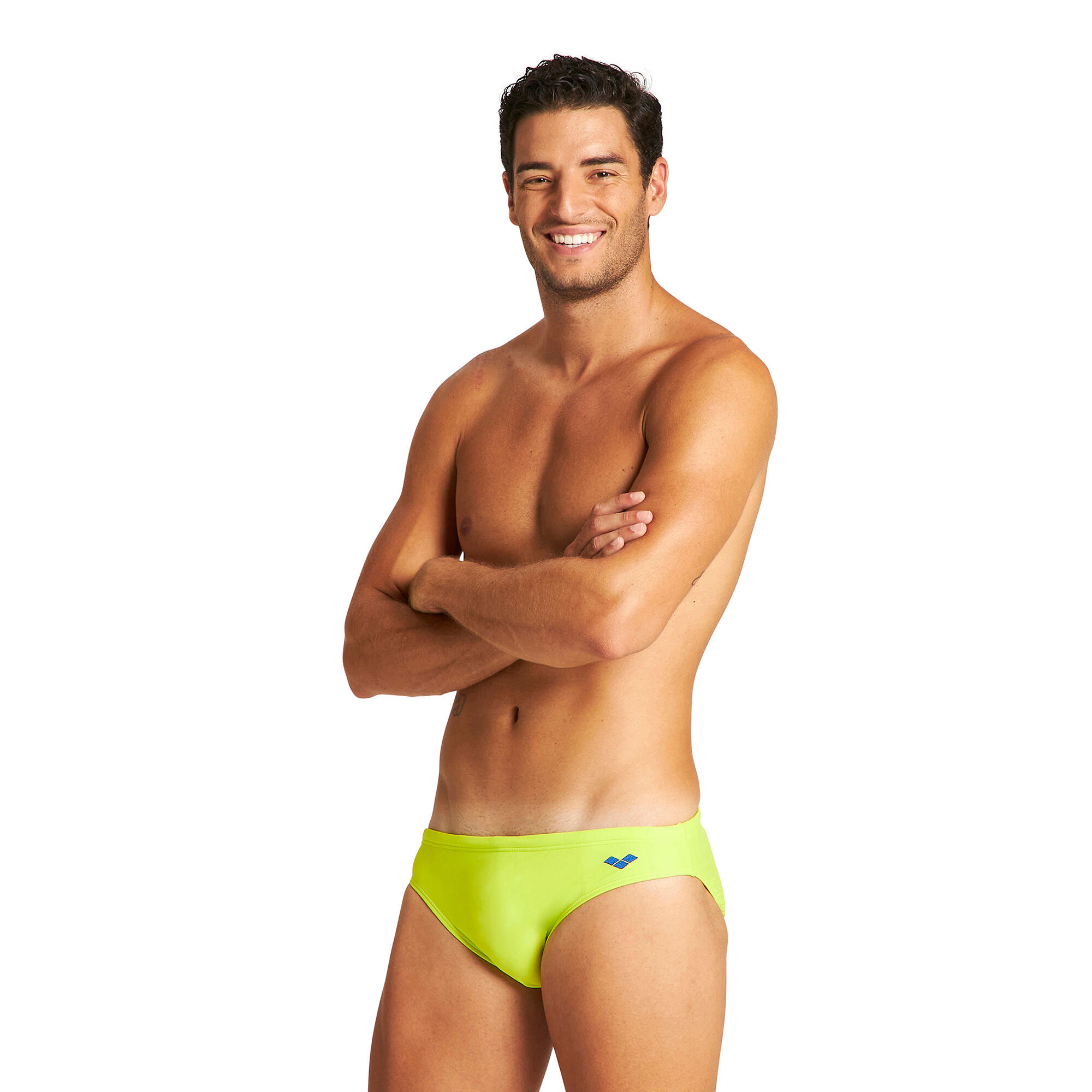 Arena Badehose Slip Arena Santa Herren gelb