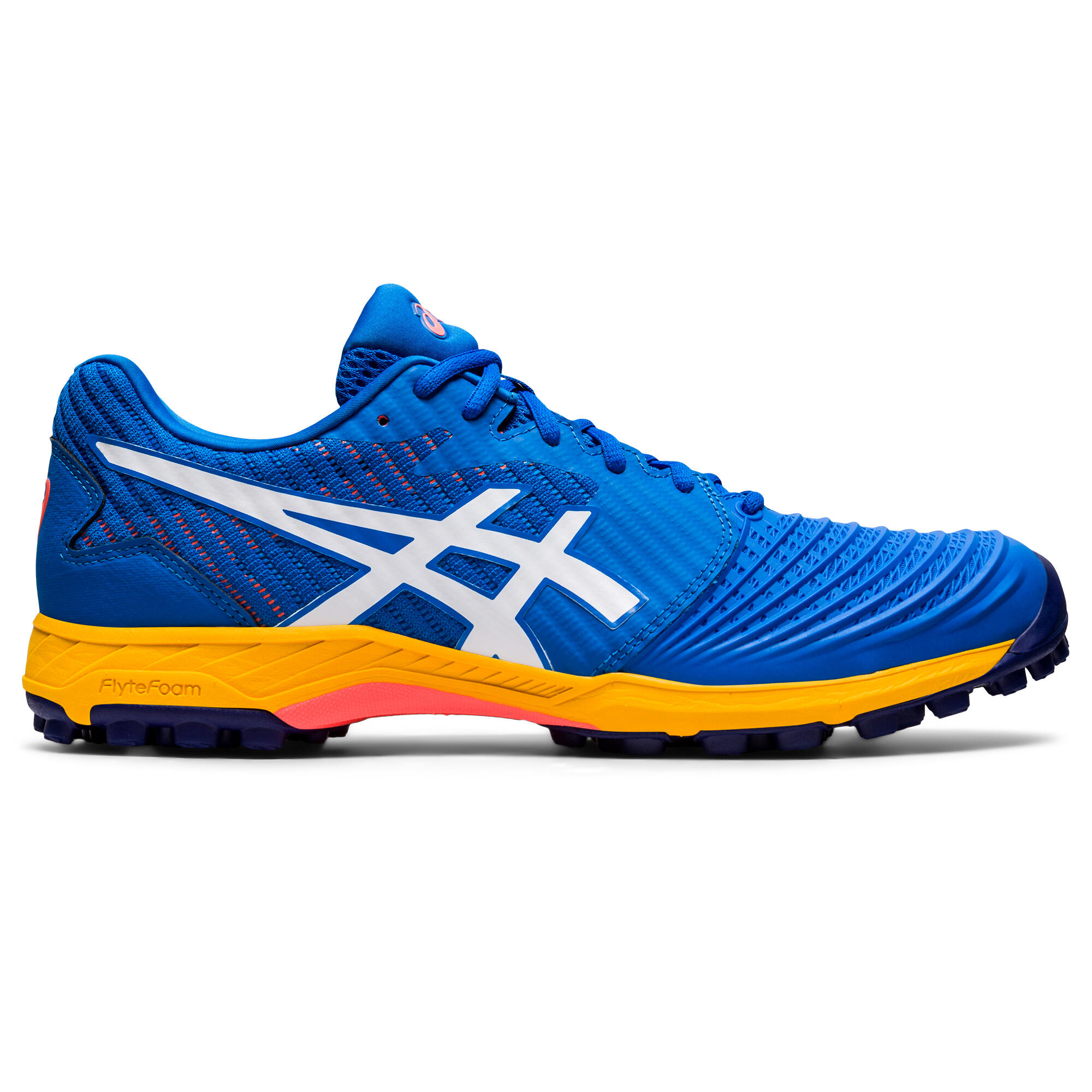 Asics Feldhockeyschuhe FFultimate Herren blau/gelb