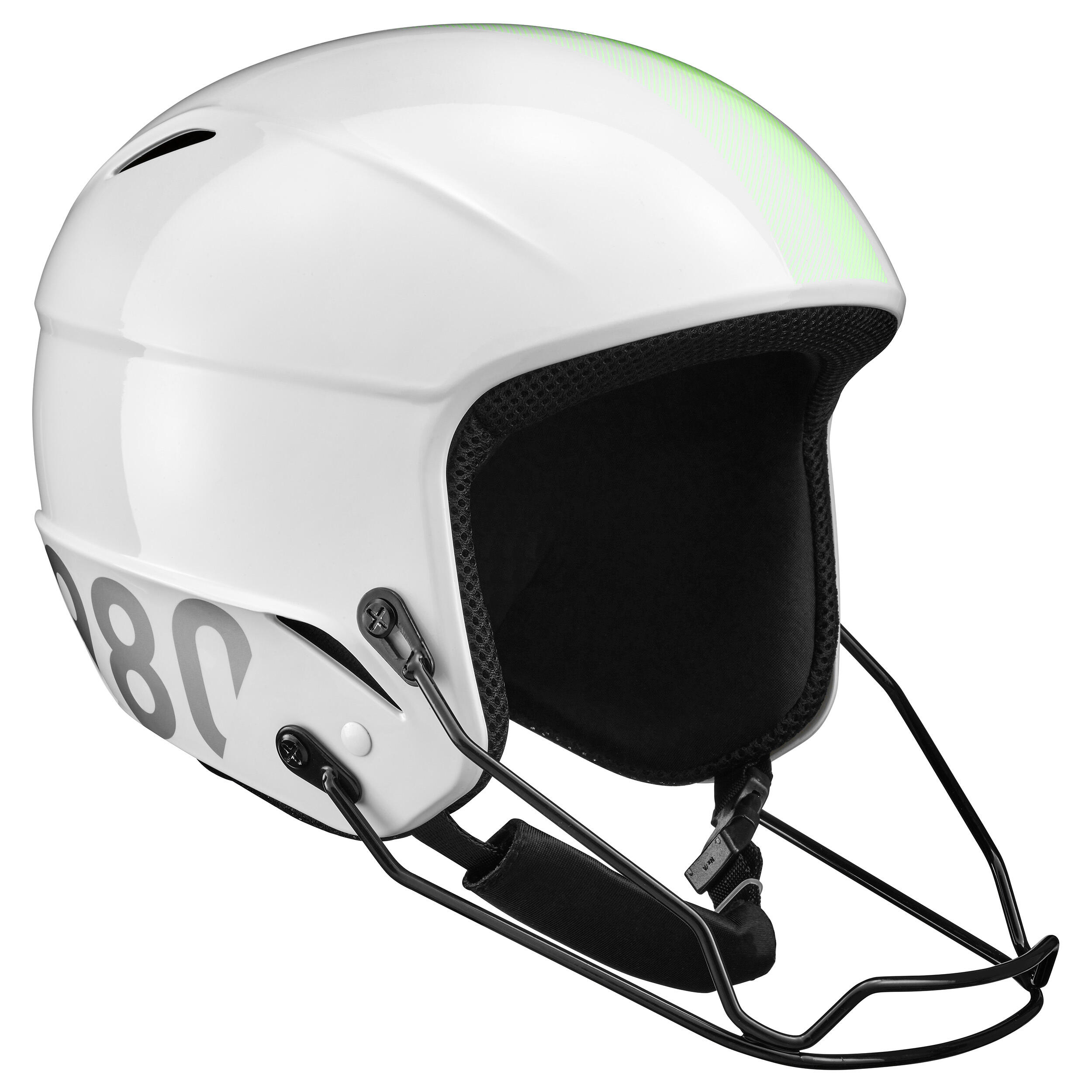 Uvex Skihelm Rennhelm Uvex Race+ mit Kinnriemen weiss