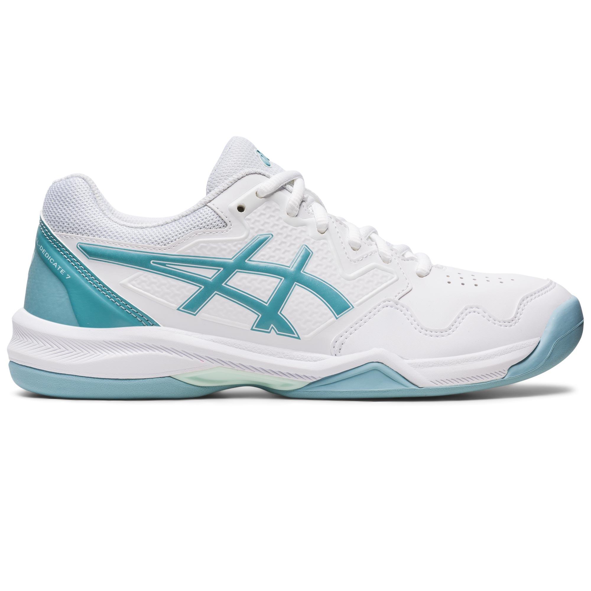 Asics Damen Tennisschuhe Teppich - Gel Dedicate blau