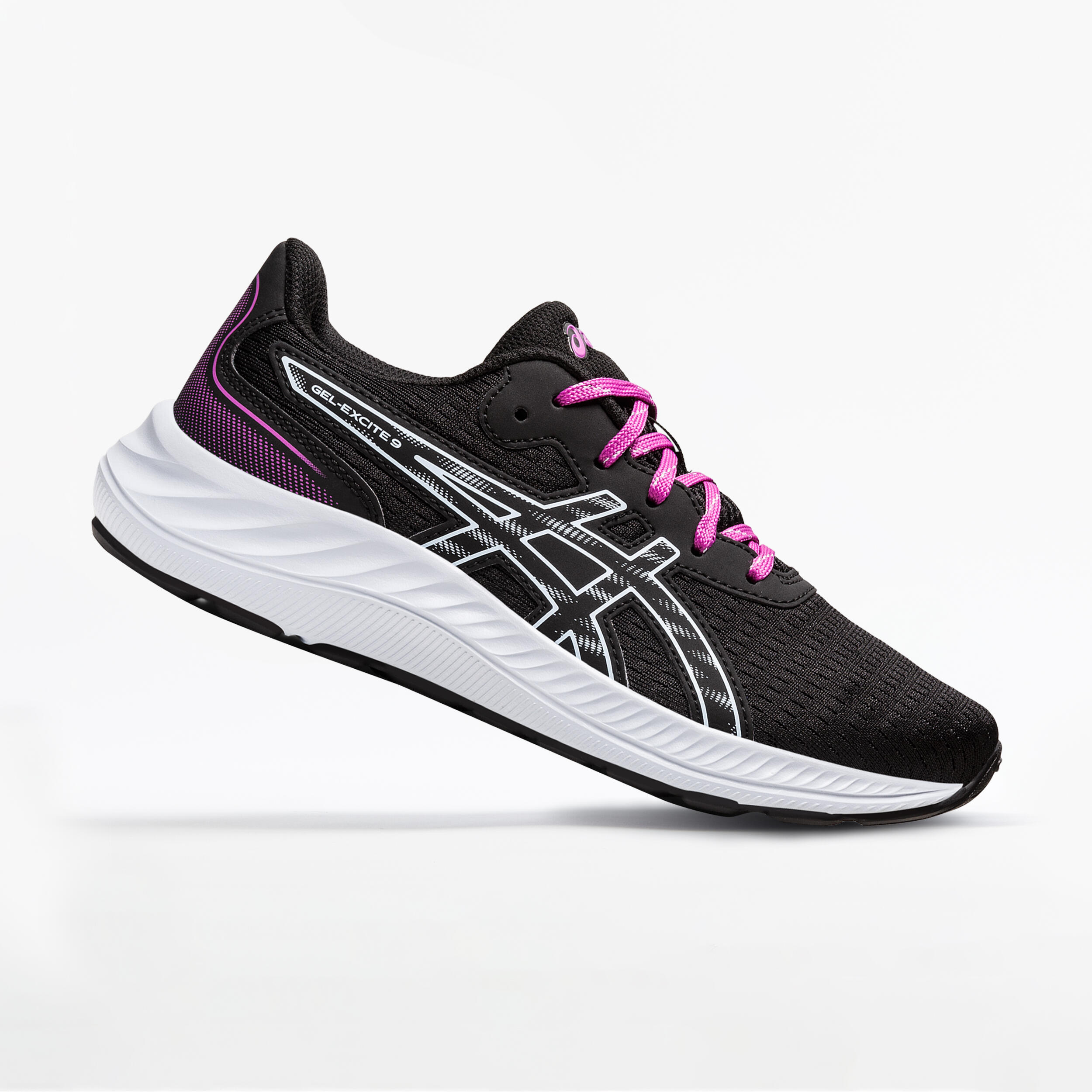 Asics Laufschuhe Asics Gel Excite 9 GS Kinder schwarz/rosa