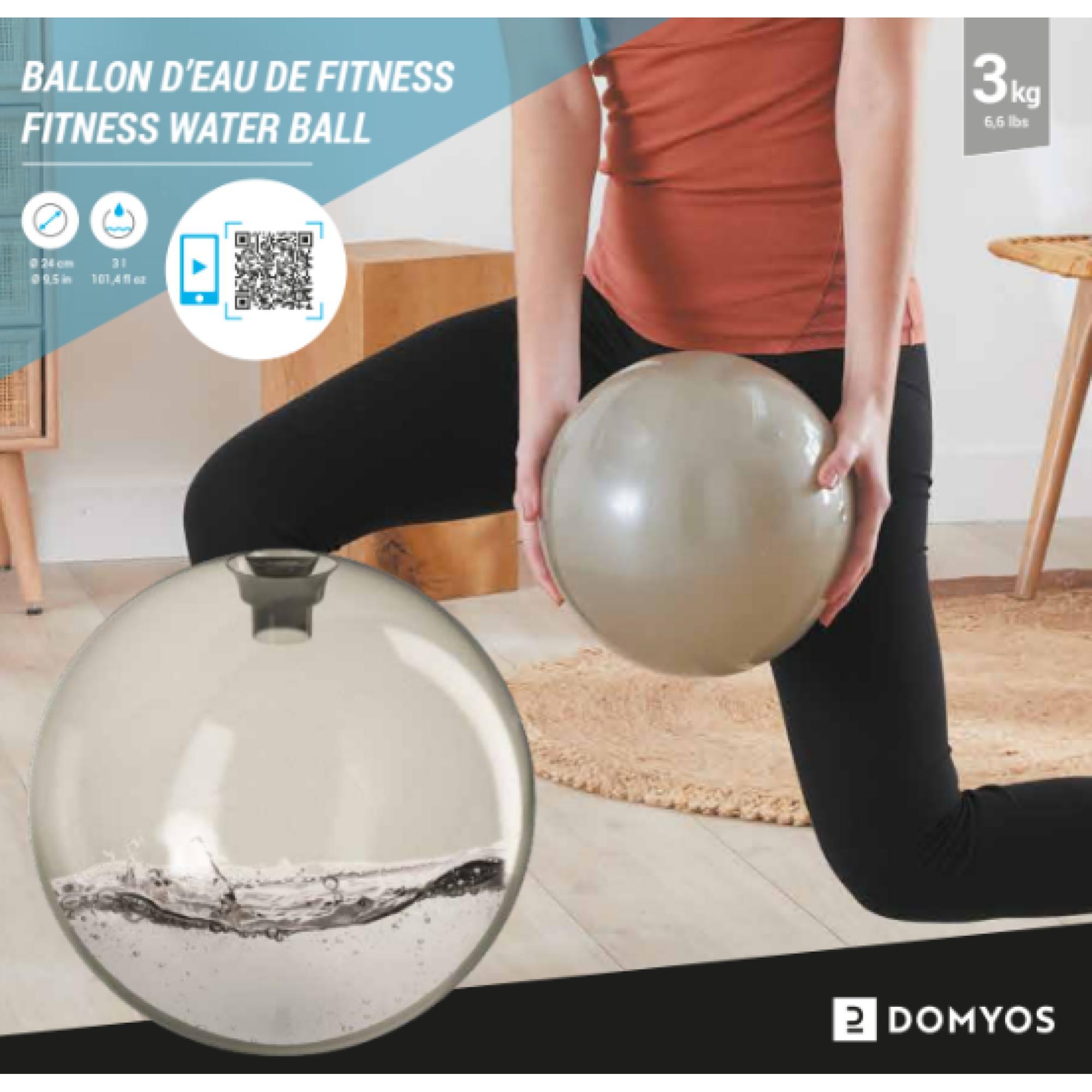 Domyos Wasserball Fitness 3 kg - schwarz