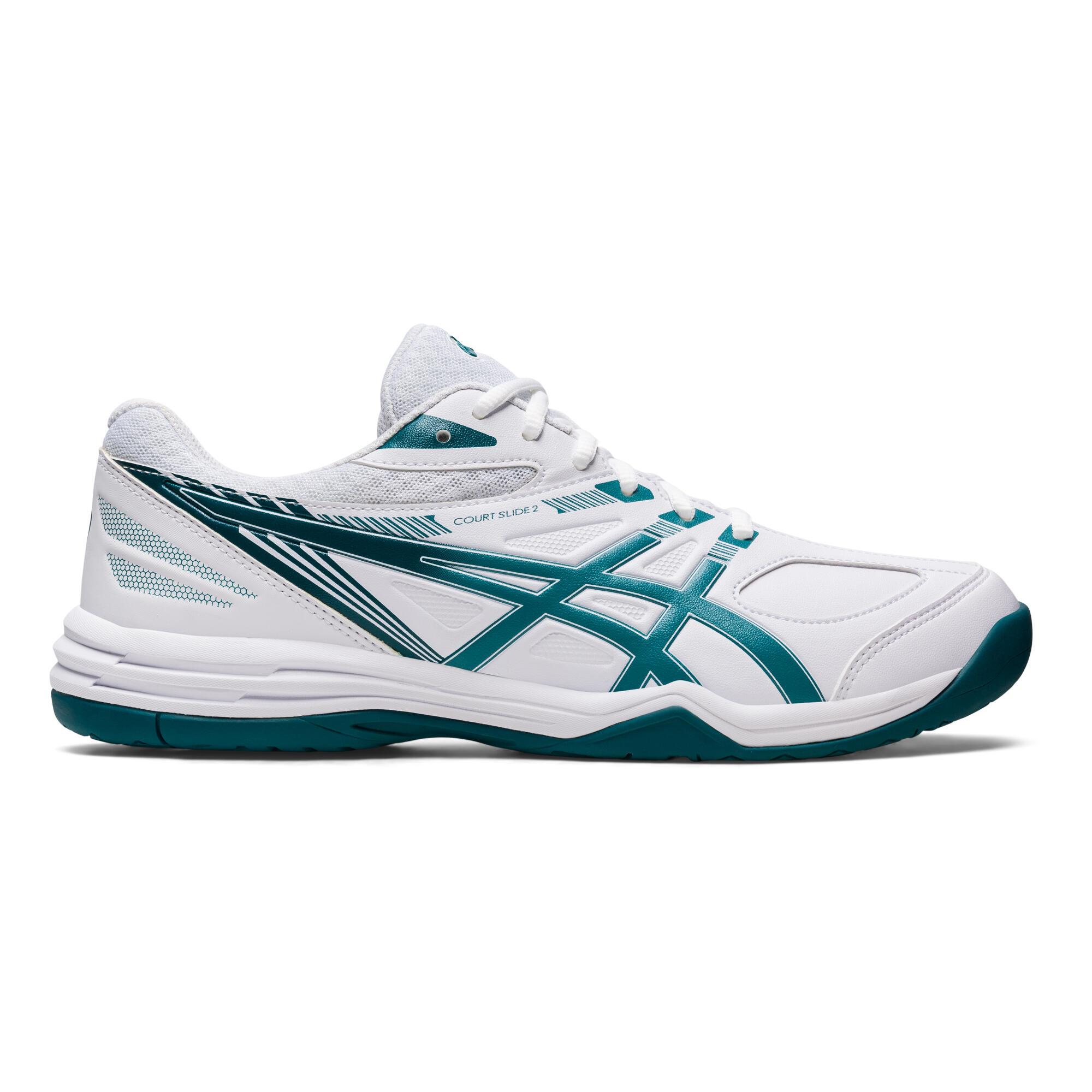 Asics Herren Tennisschuhe - Asics Court Slide Multicourt weiss/grün