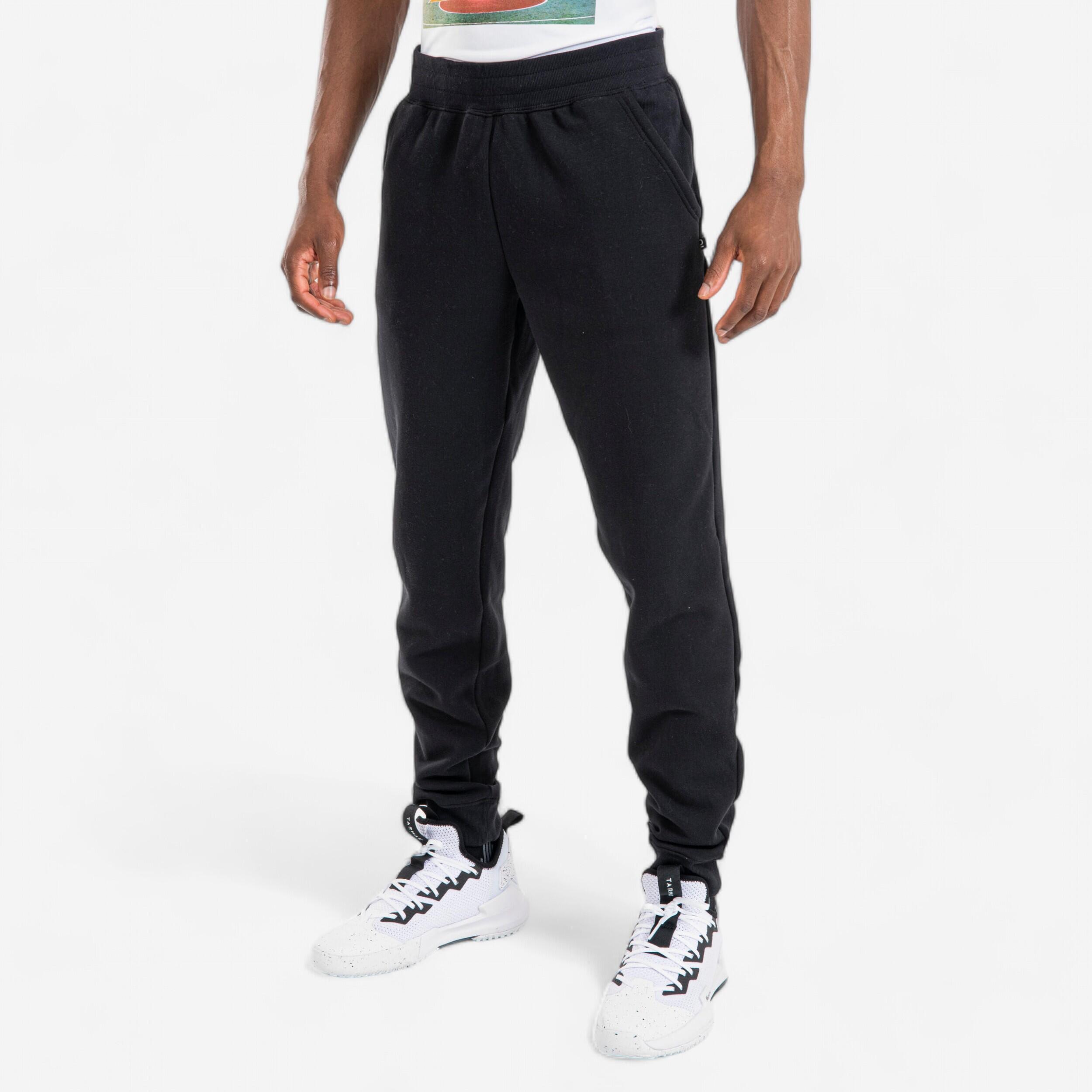Tarmak Trainingshose Basketball P100 Herren schwarz
