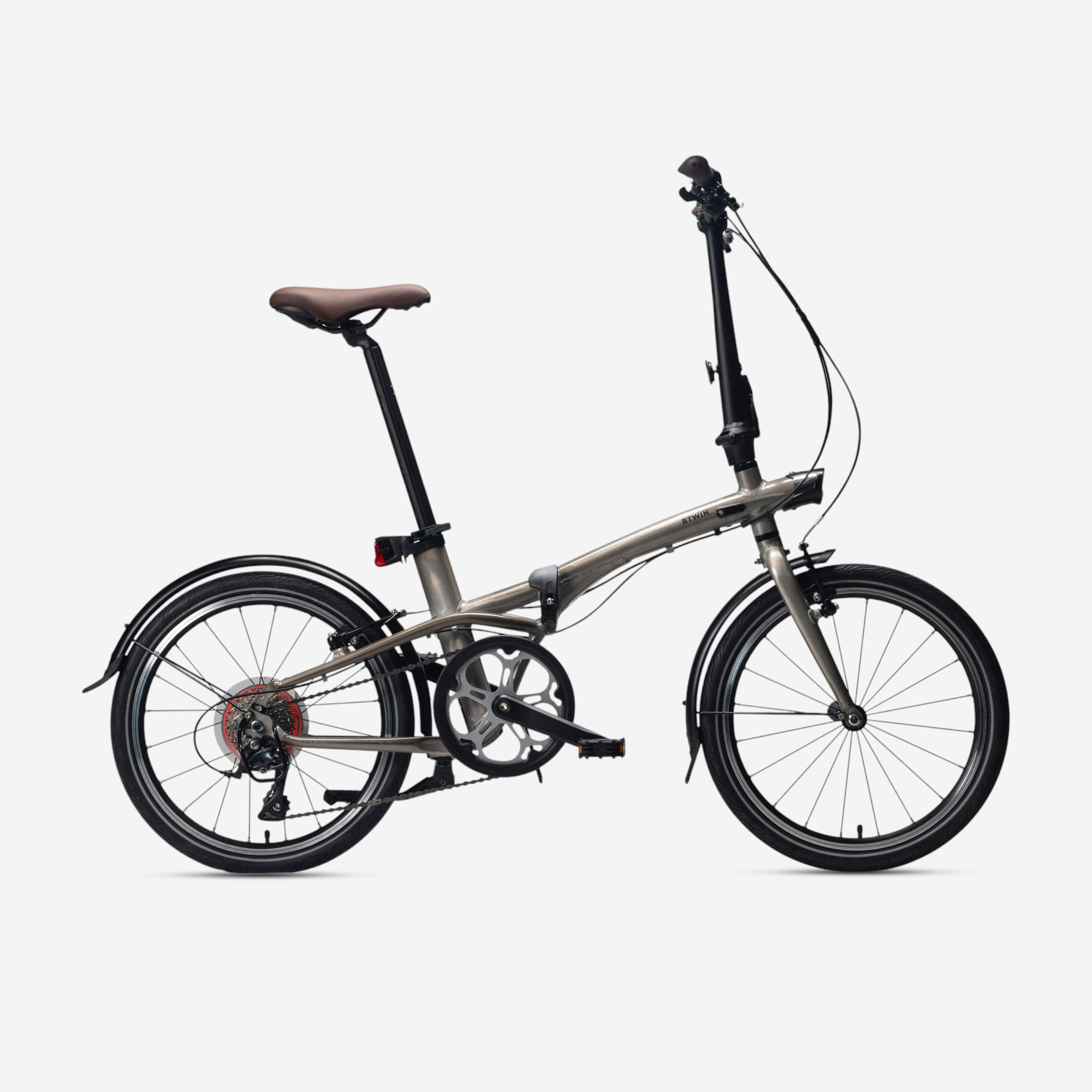 Oxylane Faltrad Klapprad 20 Zoll Fold 560 Aluminium