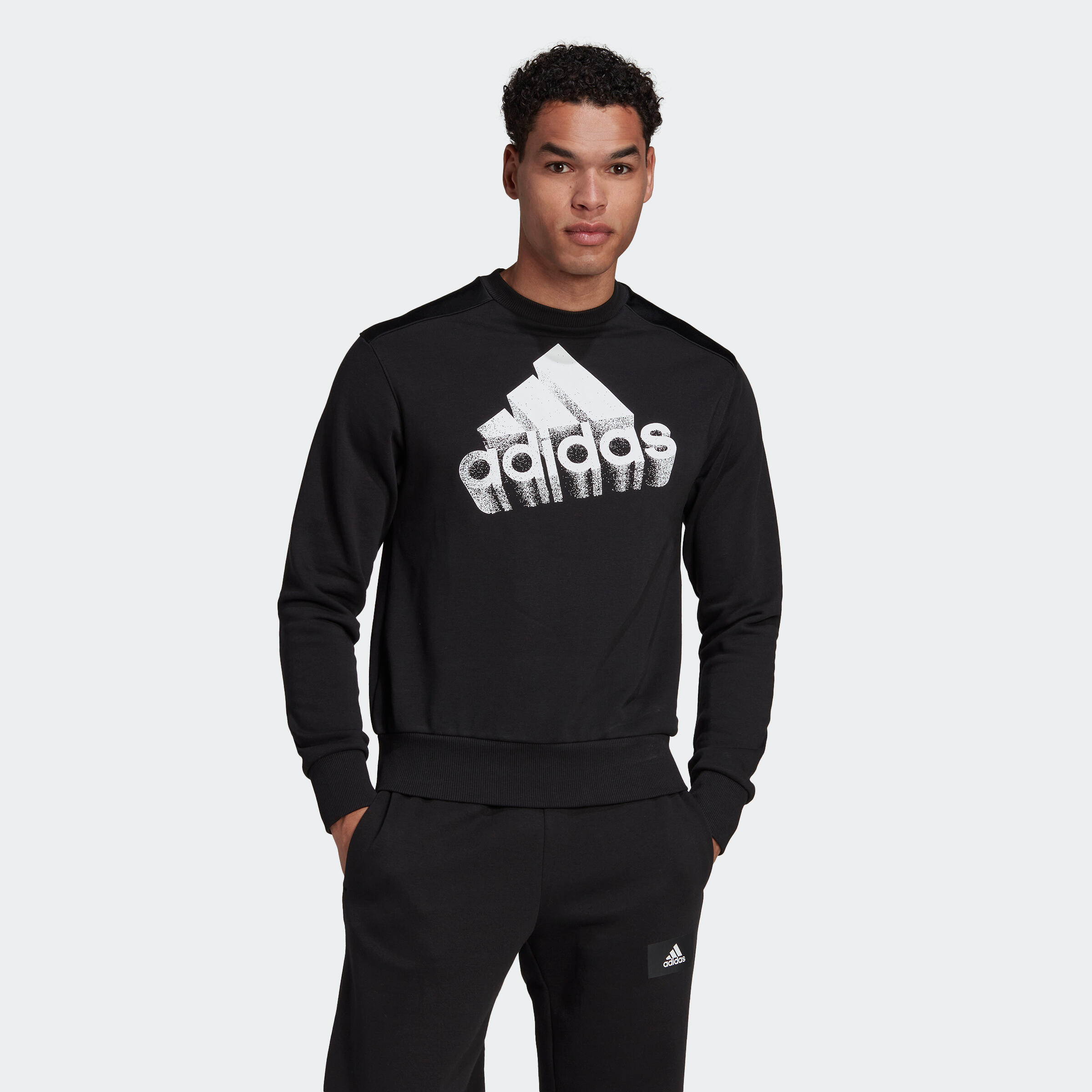 Adidas Sweatshirt Fitness Soft Training Adidas BOS Herren schwarz