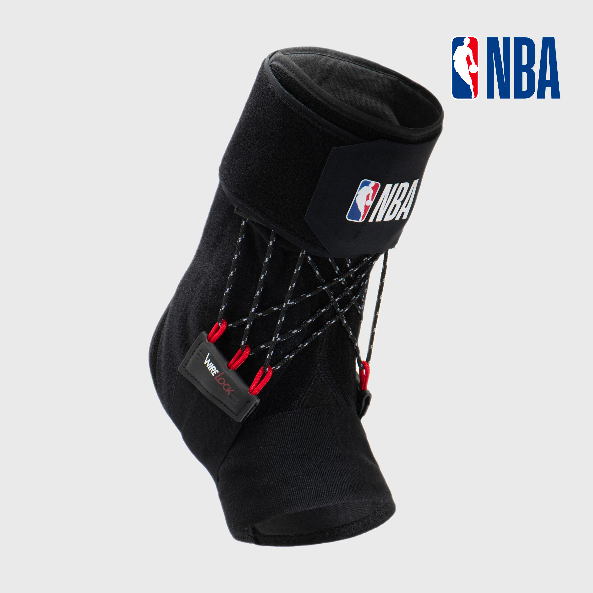 Tarmak Knöchelbandage Strong 900 NBA links/rechts Erwachsene schwarz
