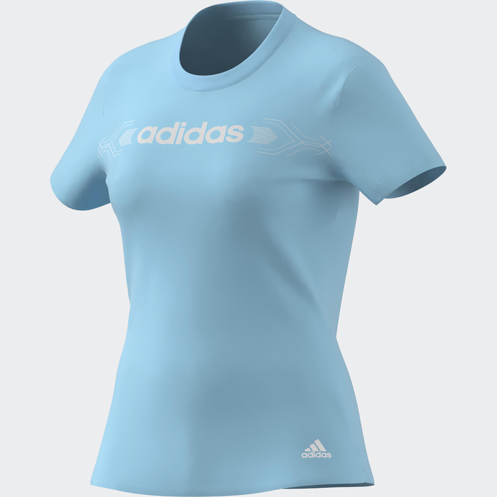 Adidas T-Shirt Fitness Soft Training Adidas Damen blau