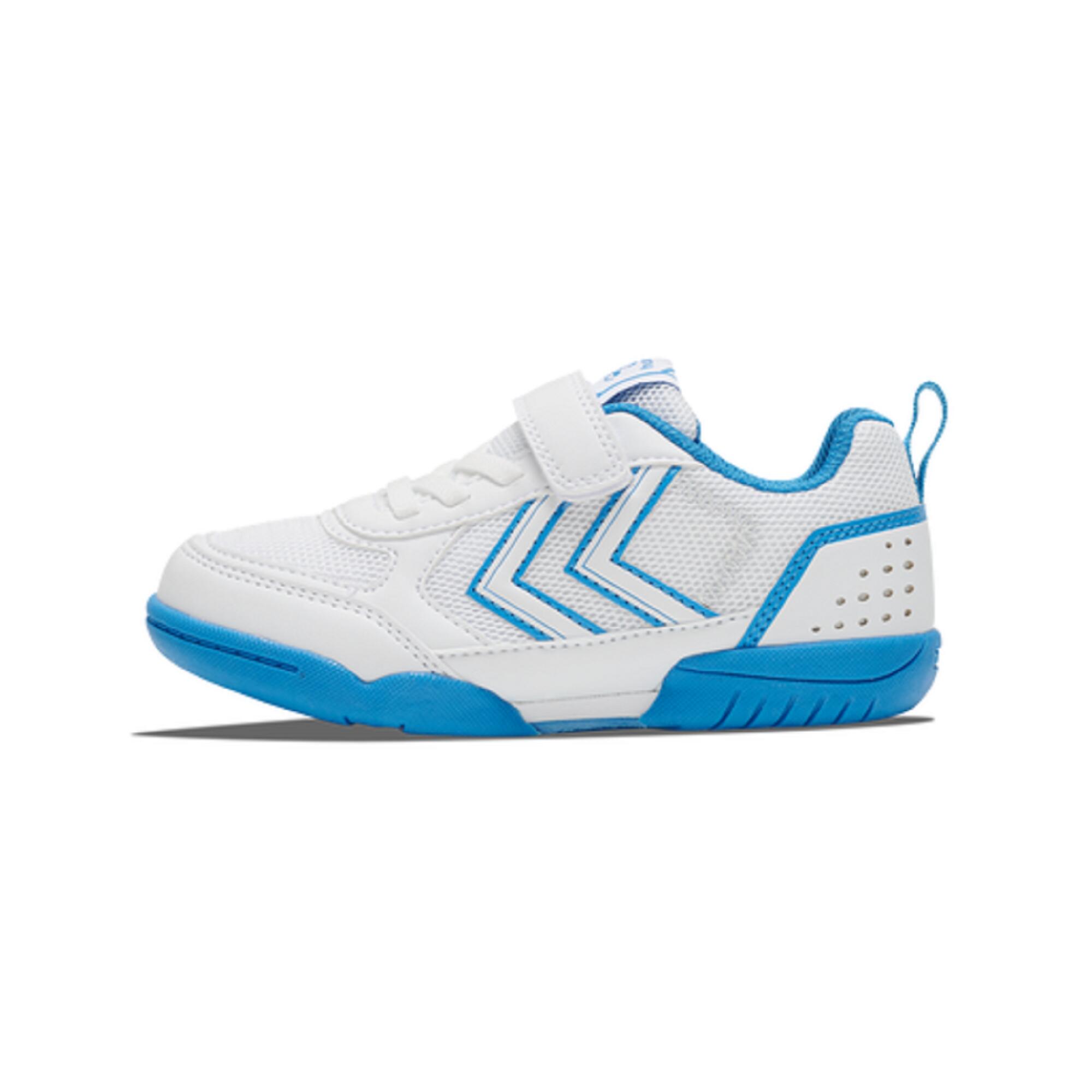 Hummel Kinder Handballschuhe - Aero Team weiß/blau