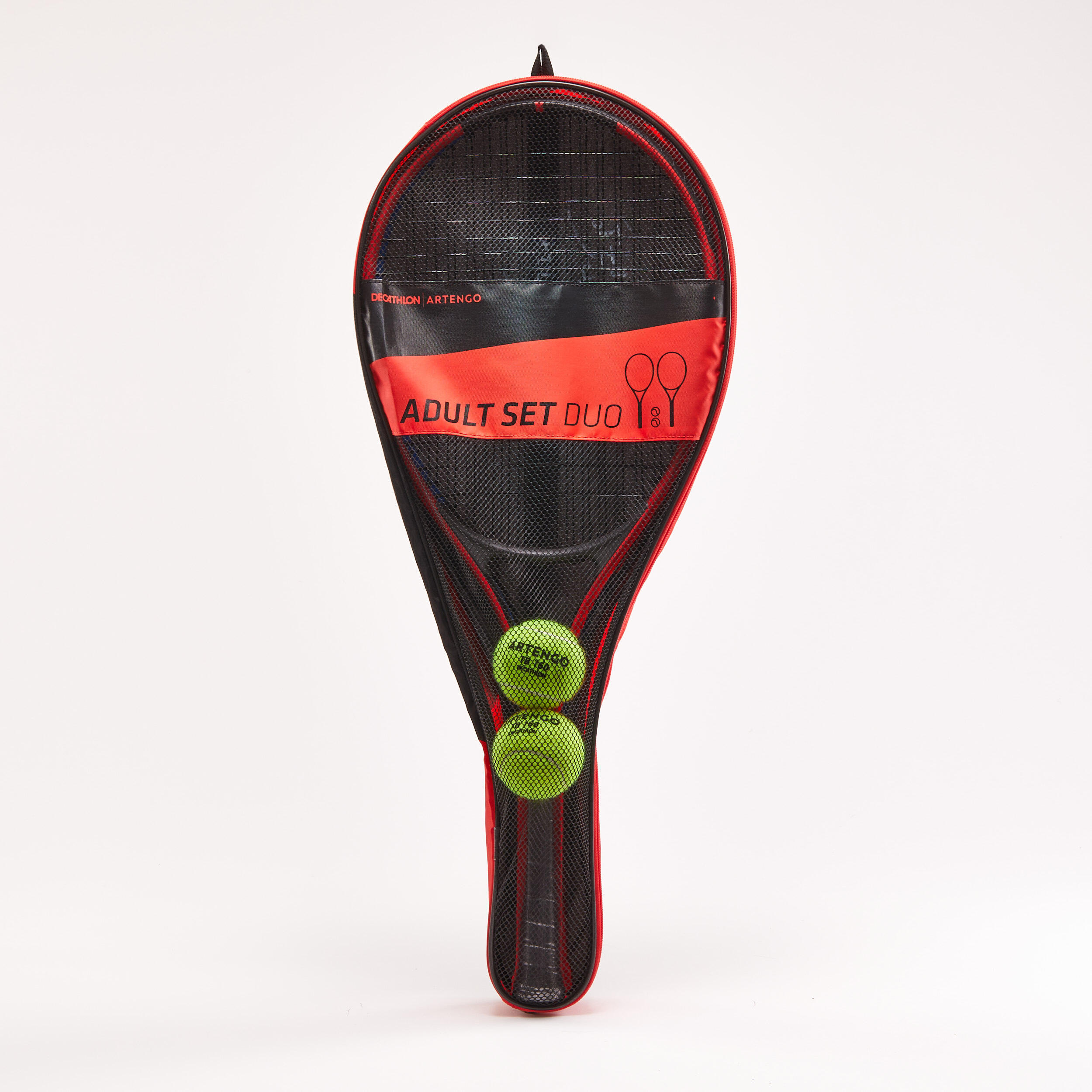 Artengo Tennis Set Duo 2 Schläger 2 Bälle 1 Husse Erwachsene