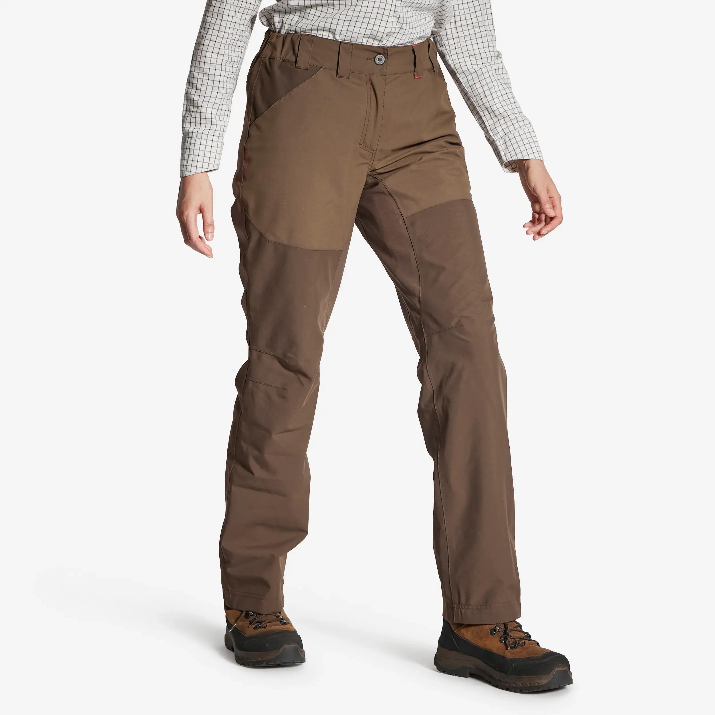 Solognac Jagdhose/ Regenhose 500 Damen braun