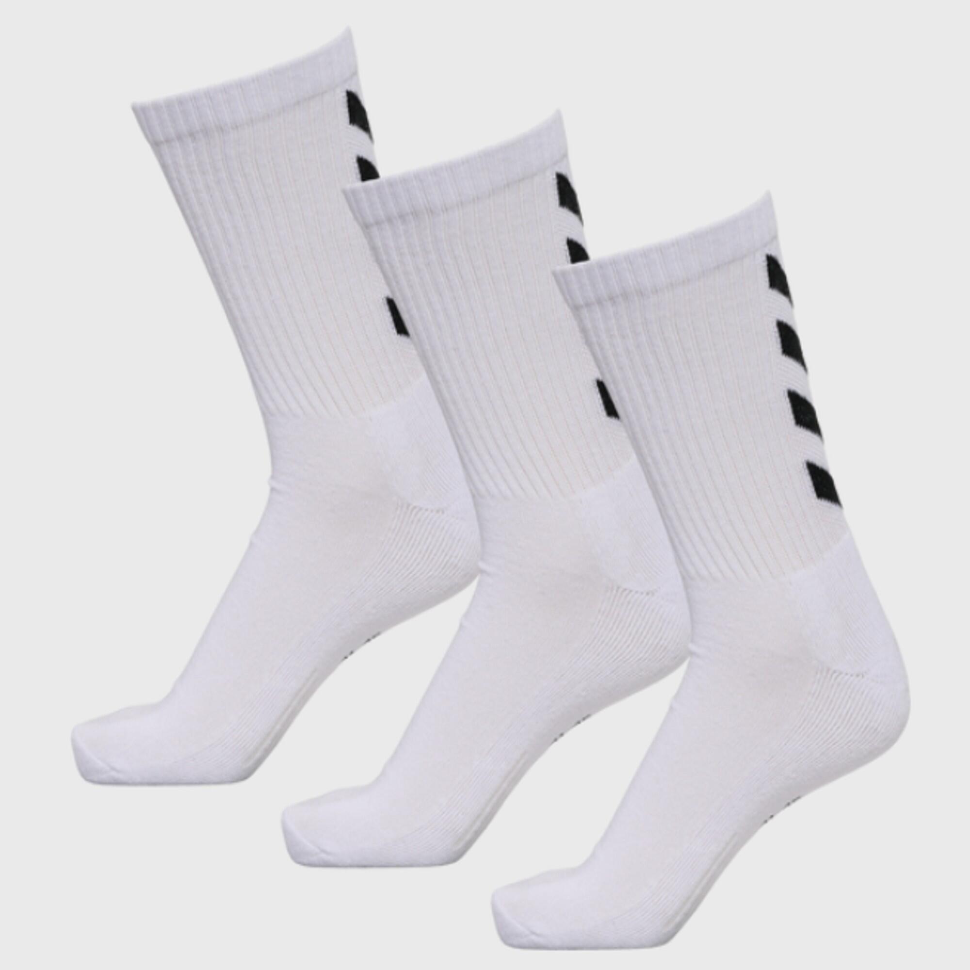 Hummel Damen Handball Socken - Fundamental 3-Pack Sock weiß