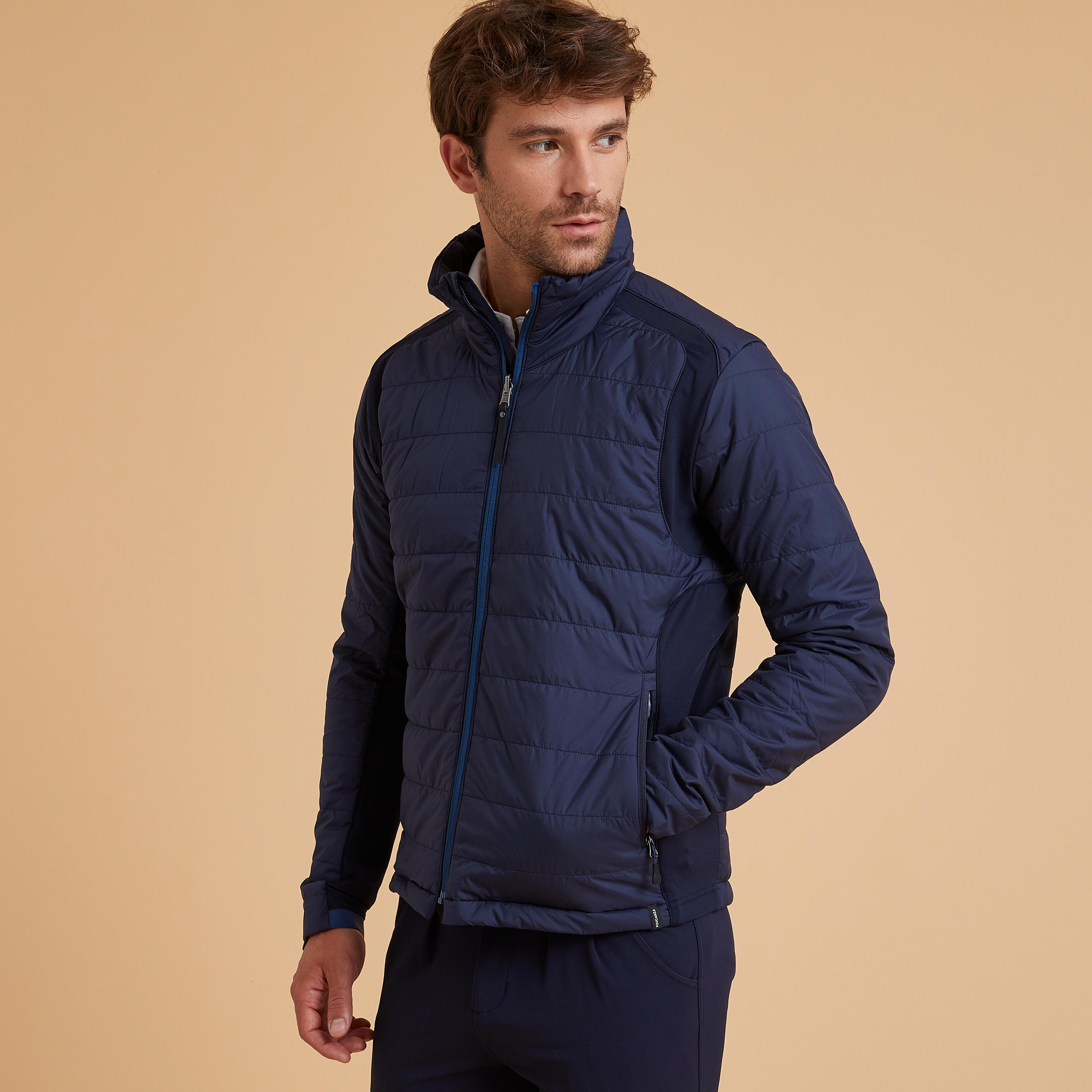 Fouganza Reitjacke Herren blau/schwarz