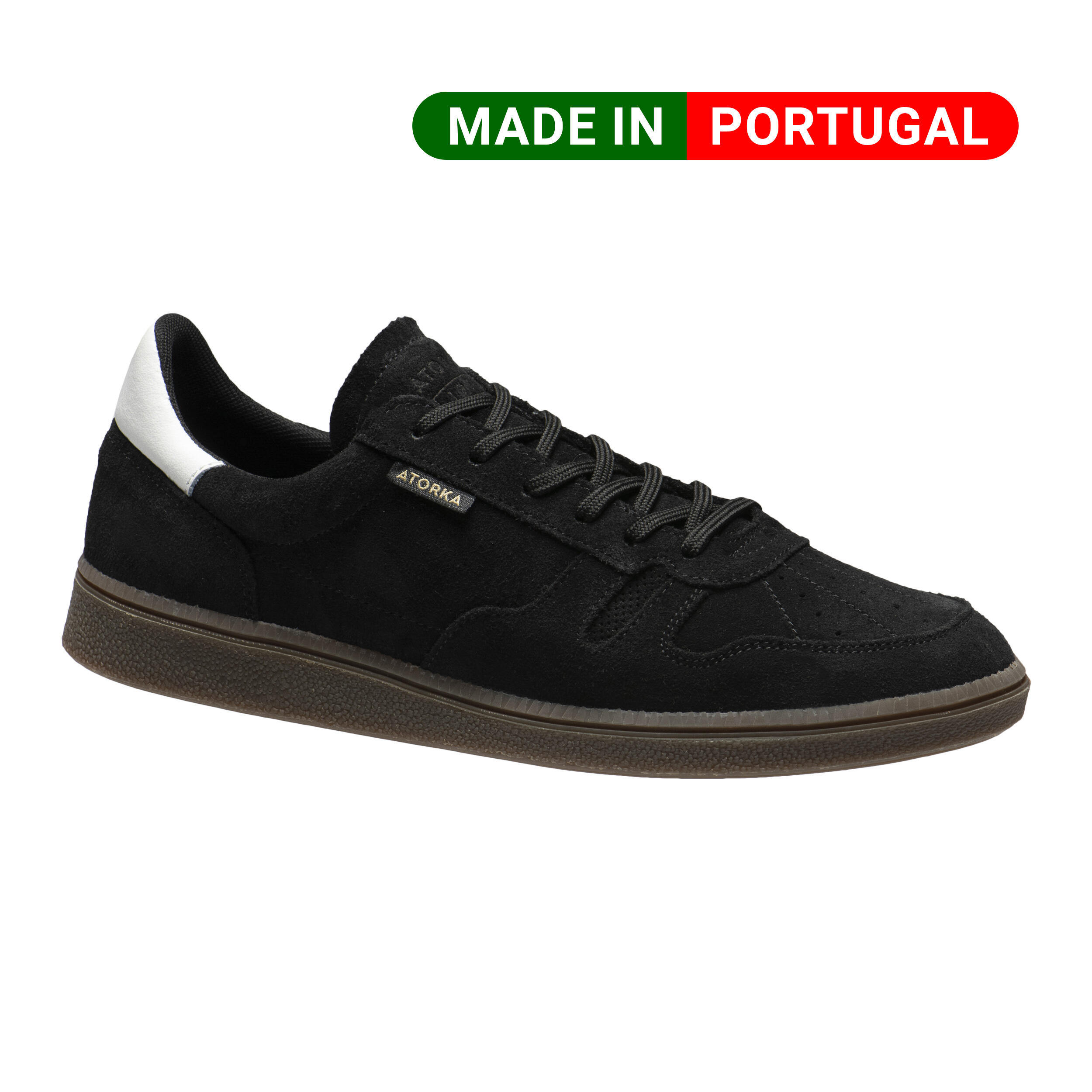 Atorka Sneaker Handball GK500 Damen/Herren weiss/schwarz