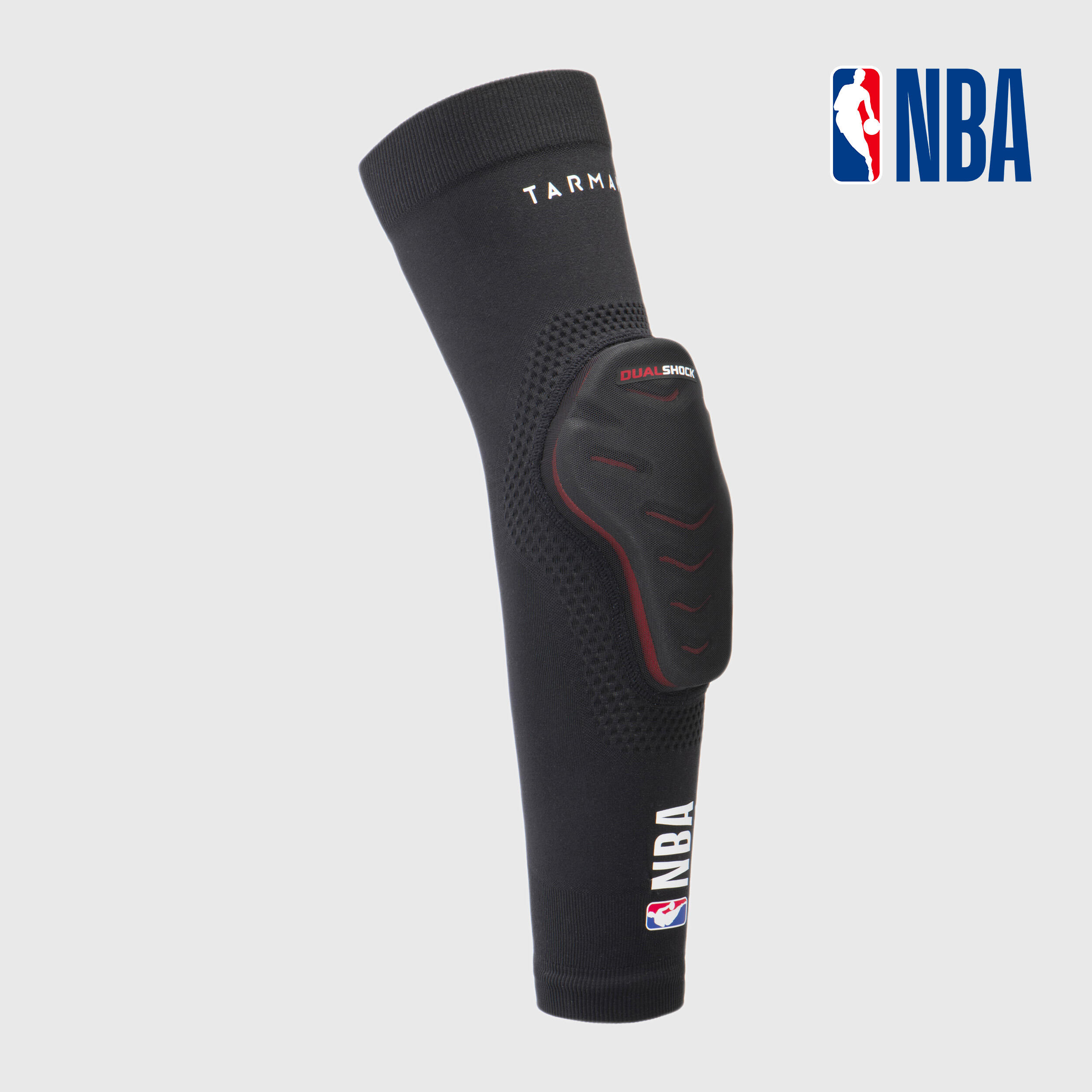 Tarmak Ellenbogenschoner EP500 Protect NBA Dualshock Kinder schwarz